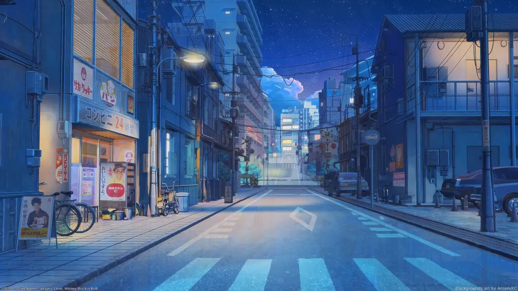 动漫 动漫场景 动漫城市夜景 壁纸预览