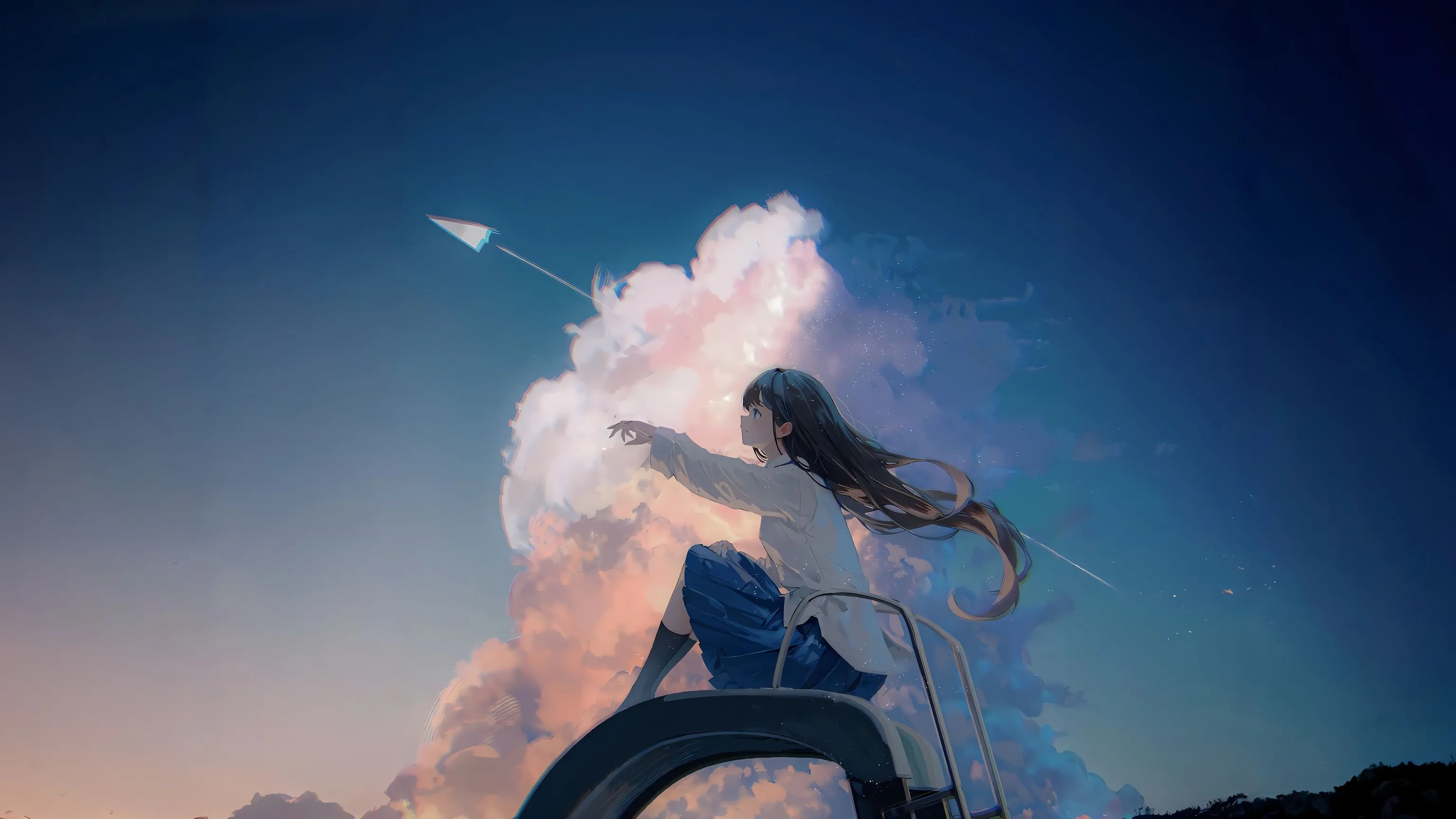 动漫 治愈 动漫少女 唯美 壁纸预览