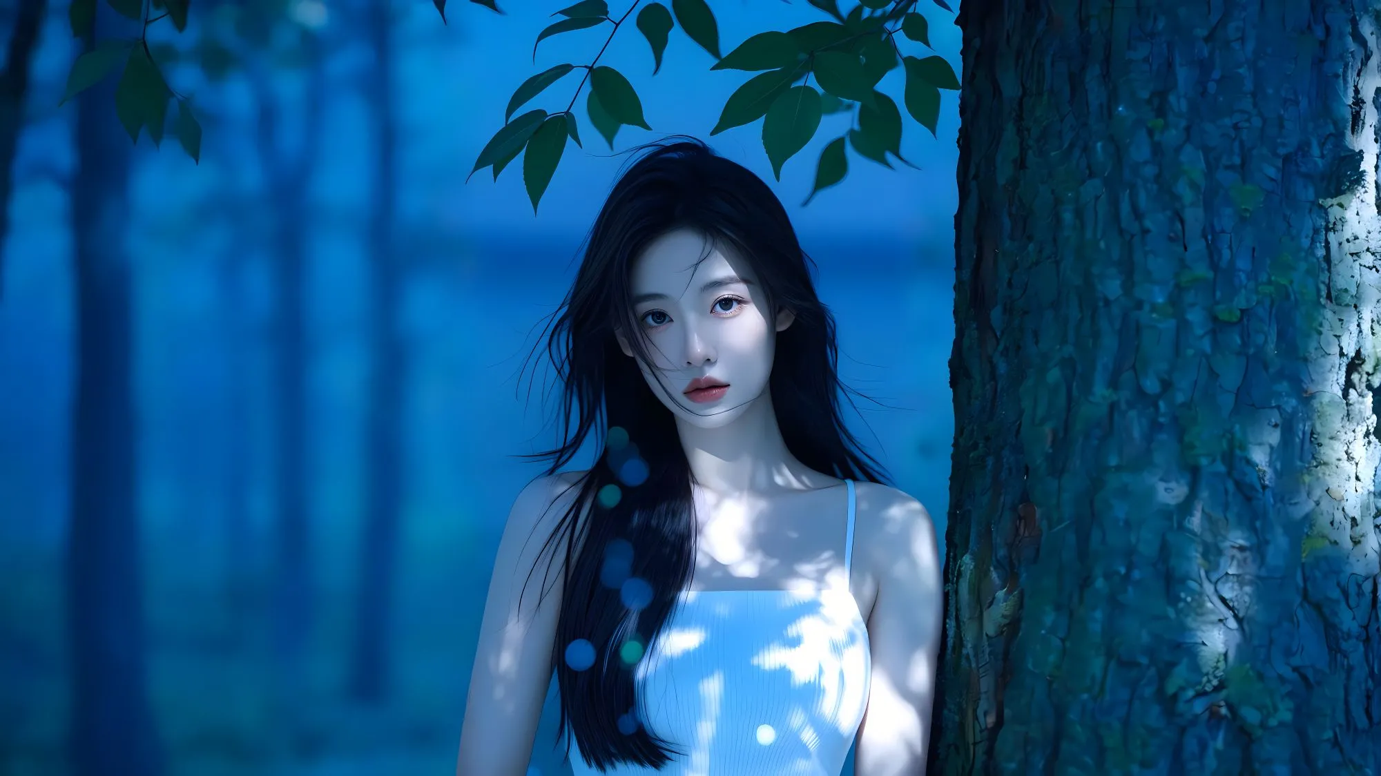 美女 清纯少女 氛围感写真 壁纸预览