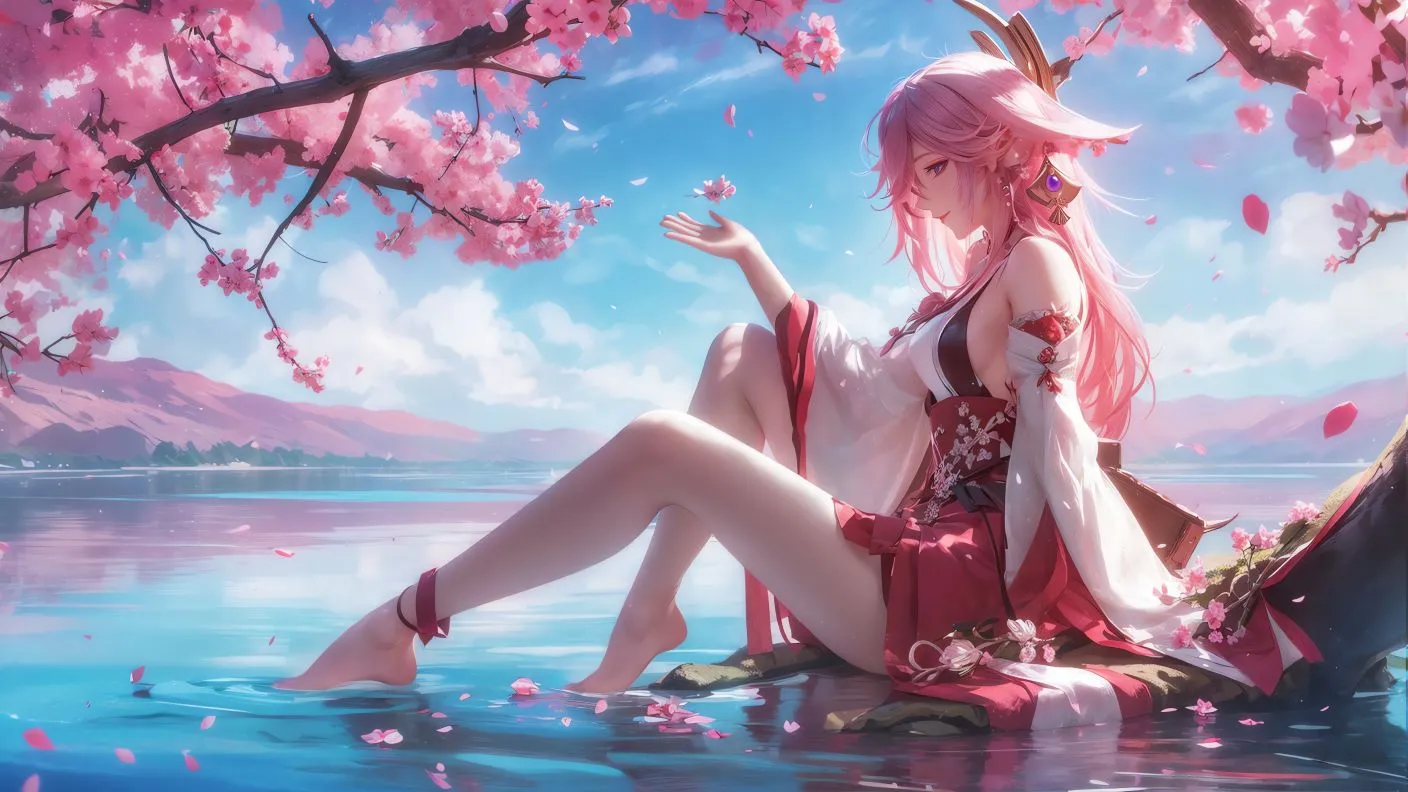 动漫 游戏 原神 八重神子 动漫少女 壁纸预览
