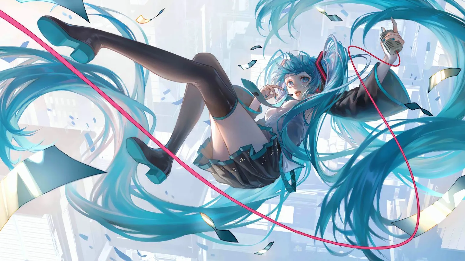动漫 初音未来 动漫少女 壁纸预览