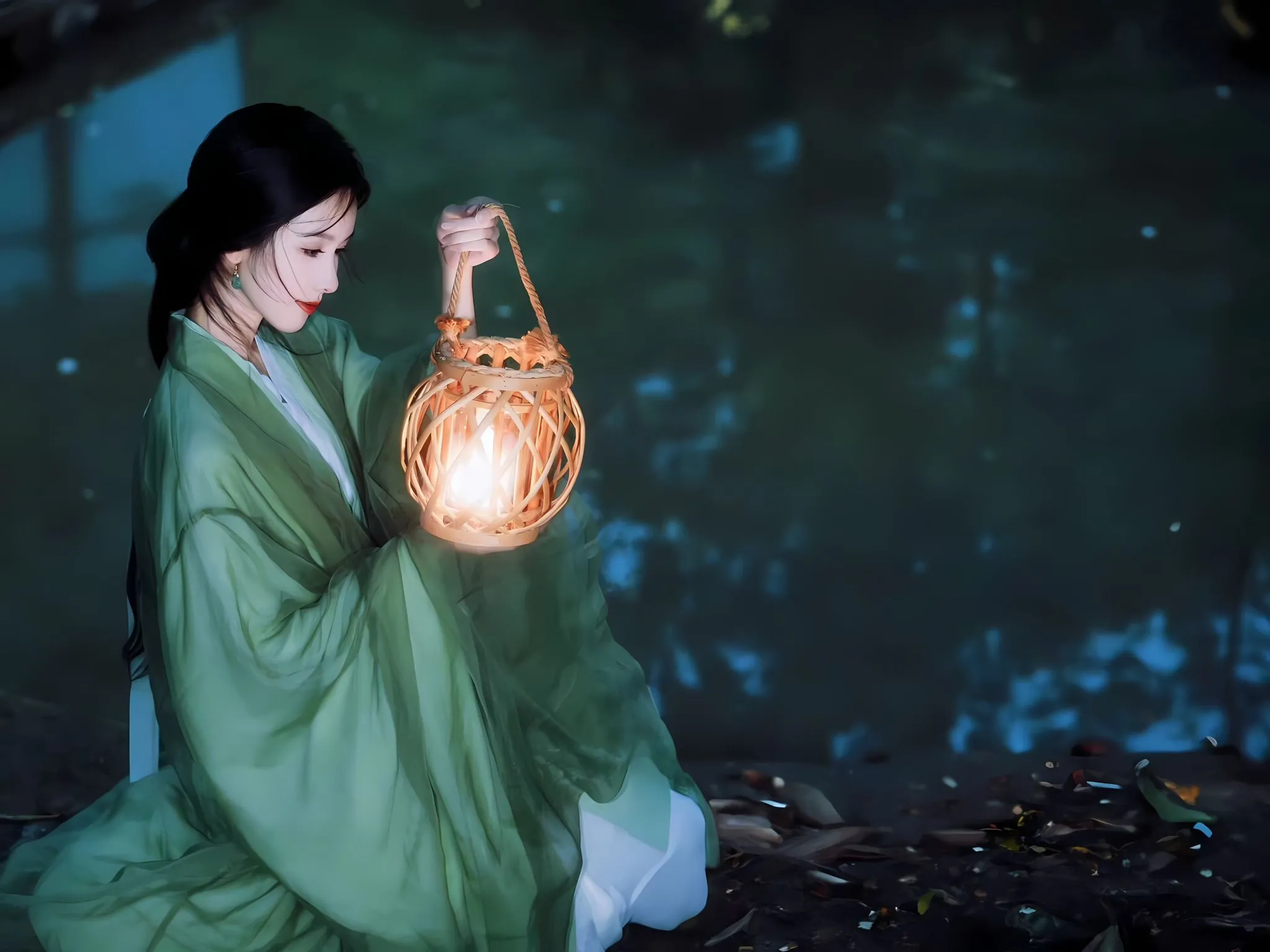 明星 美女 陈都灵 古装 壁纸预览