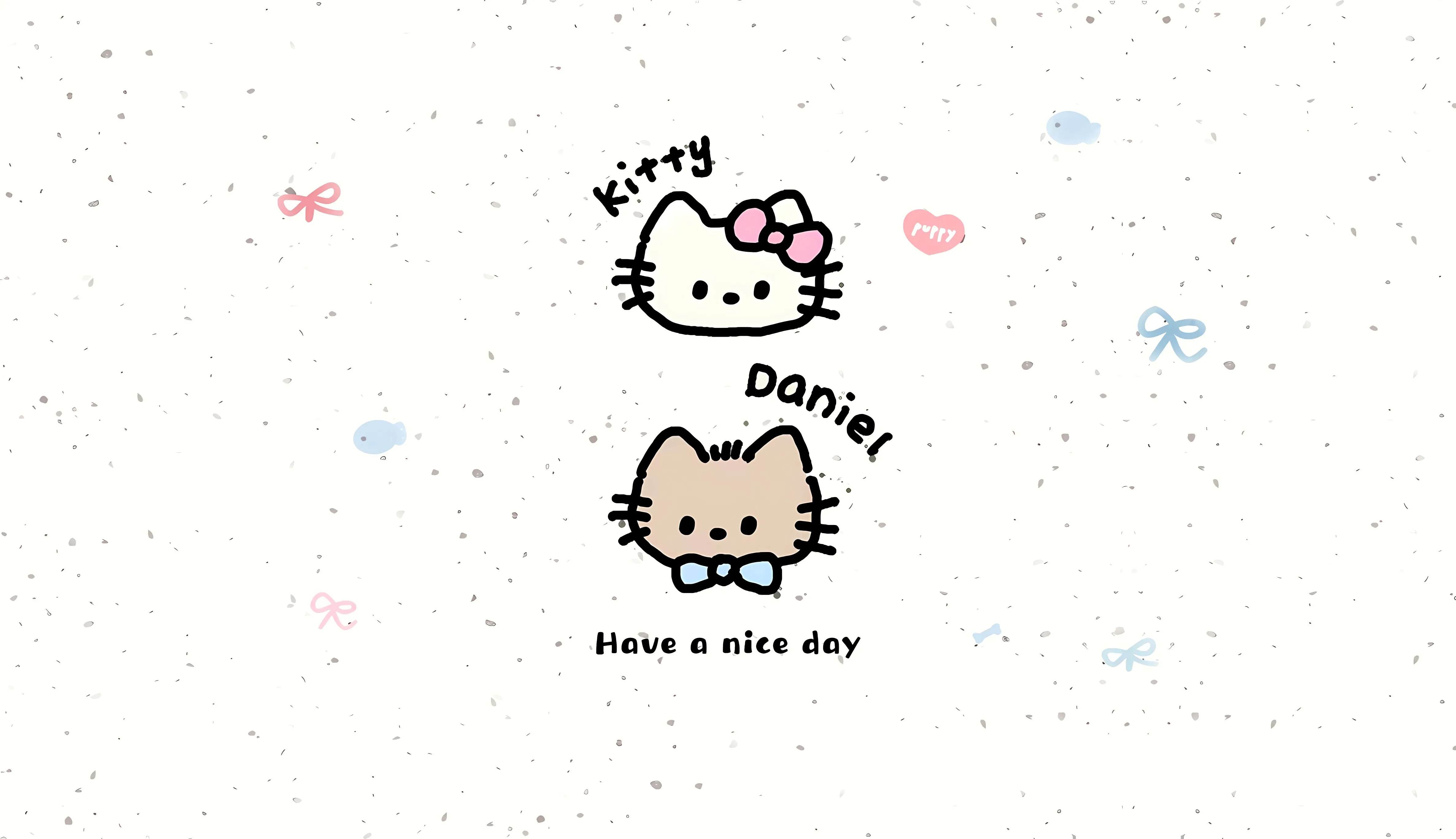 插画 helloKitty 可爱 卡通 壁纸预览