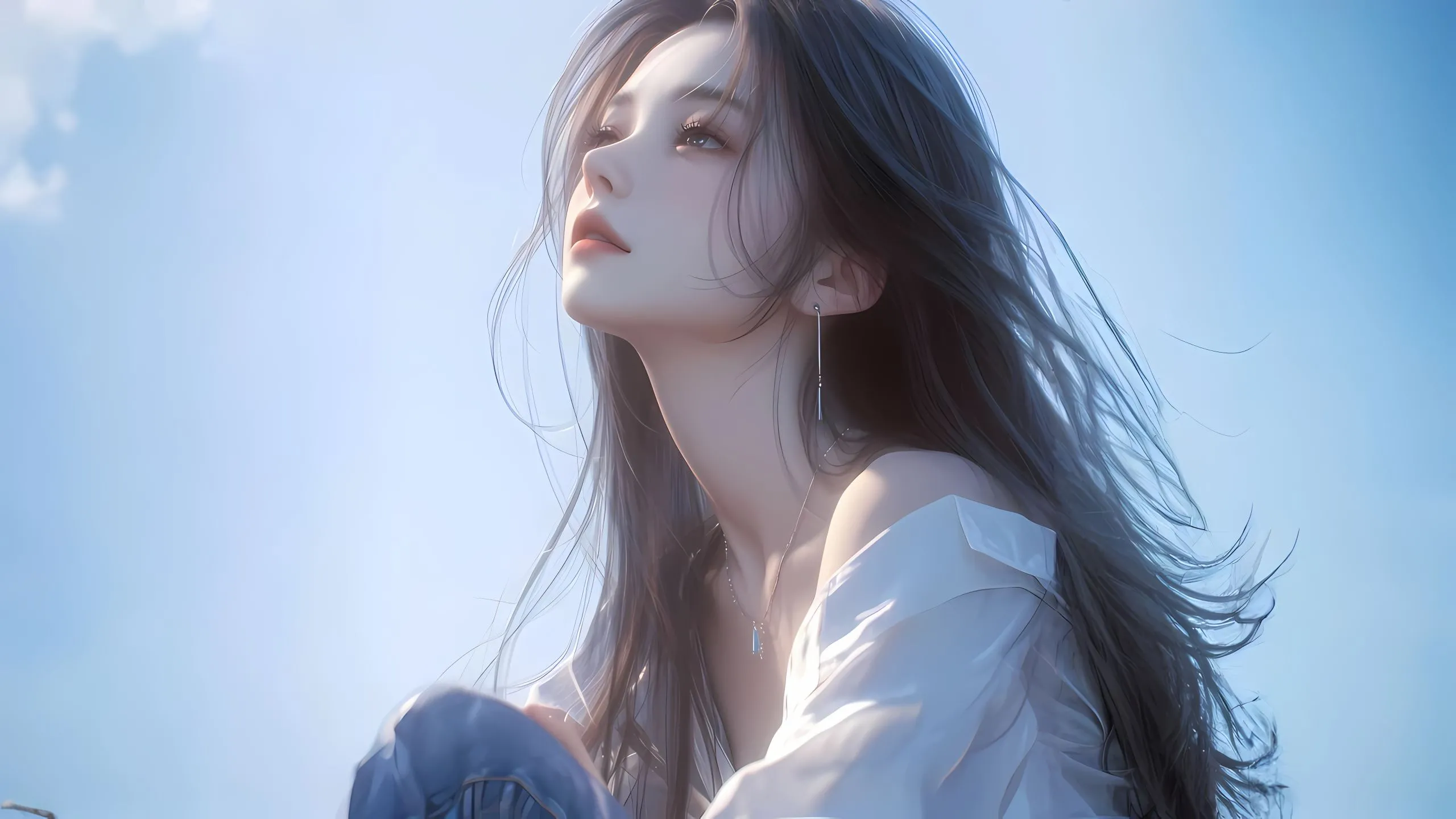 动漫 美女 ai绘画 二次元 壁纸预览