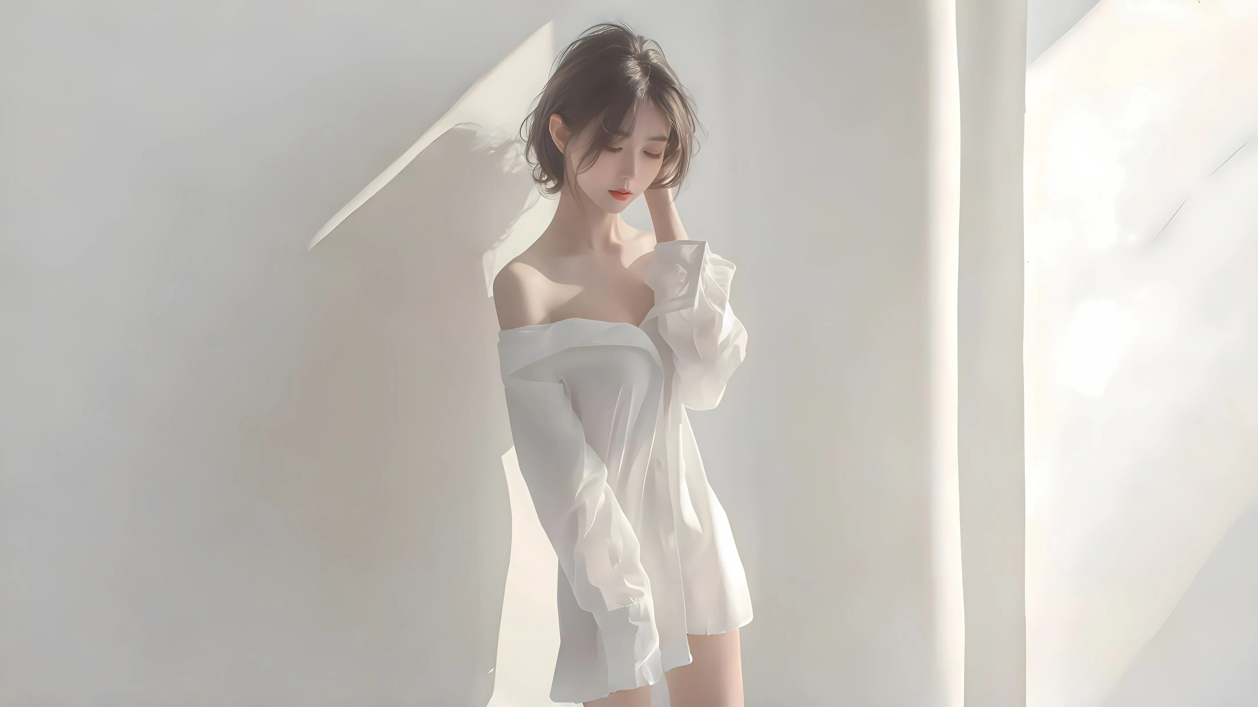 动漫 美女 纯欲 性感 动漫少女 壁纸预览