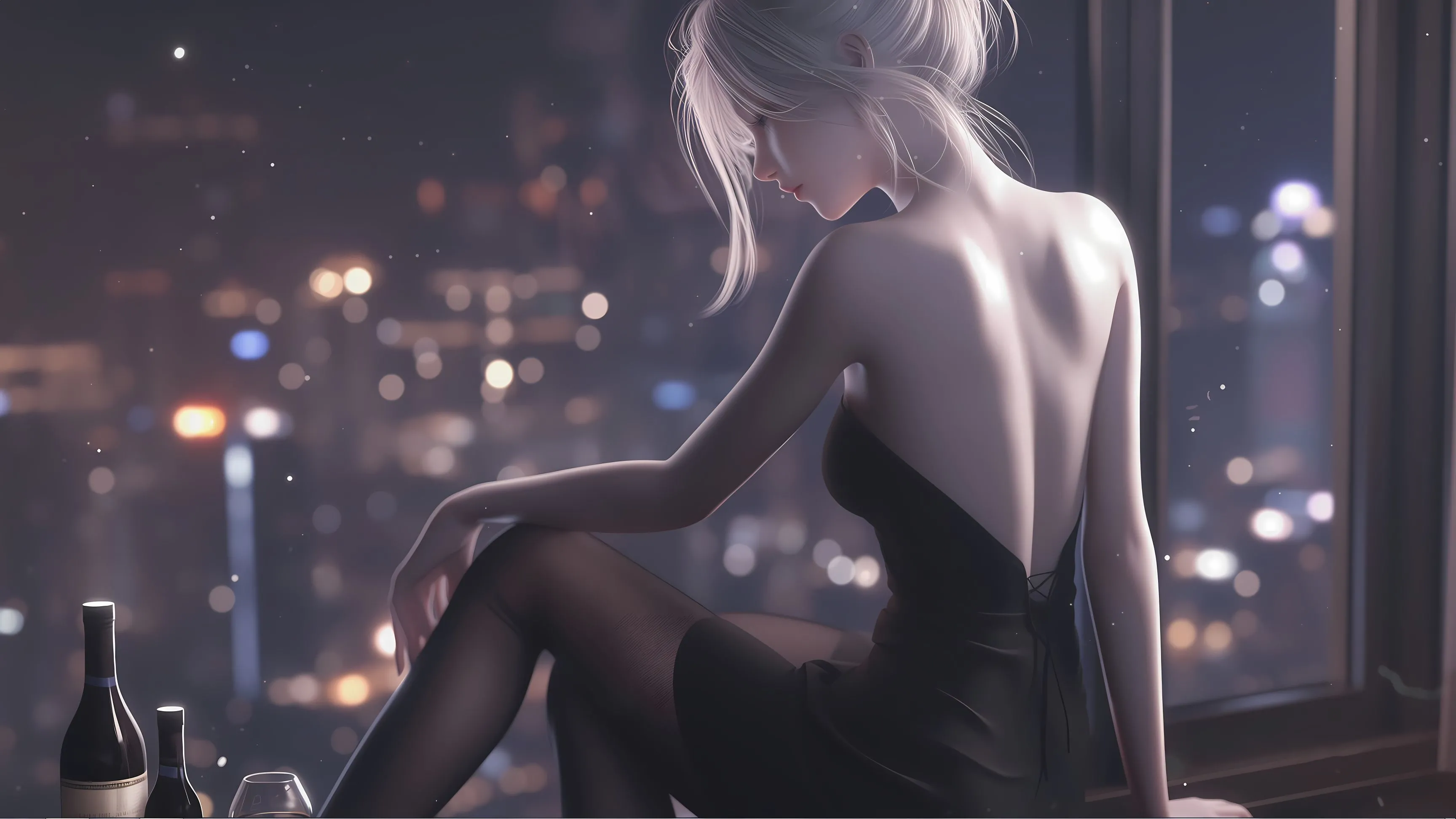 动漫 美女 AI 唯美 壁纸预览
