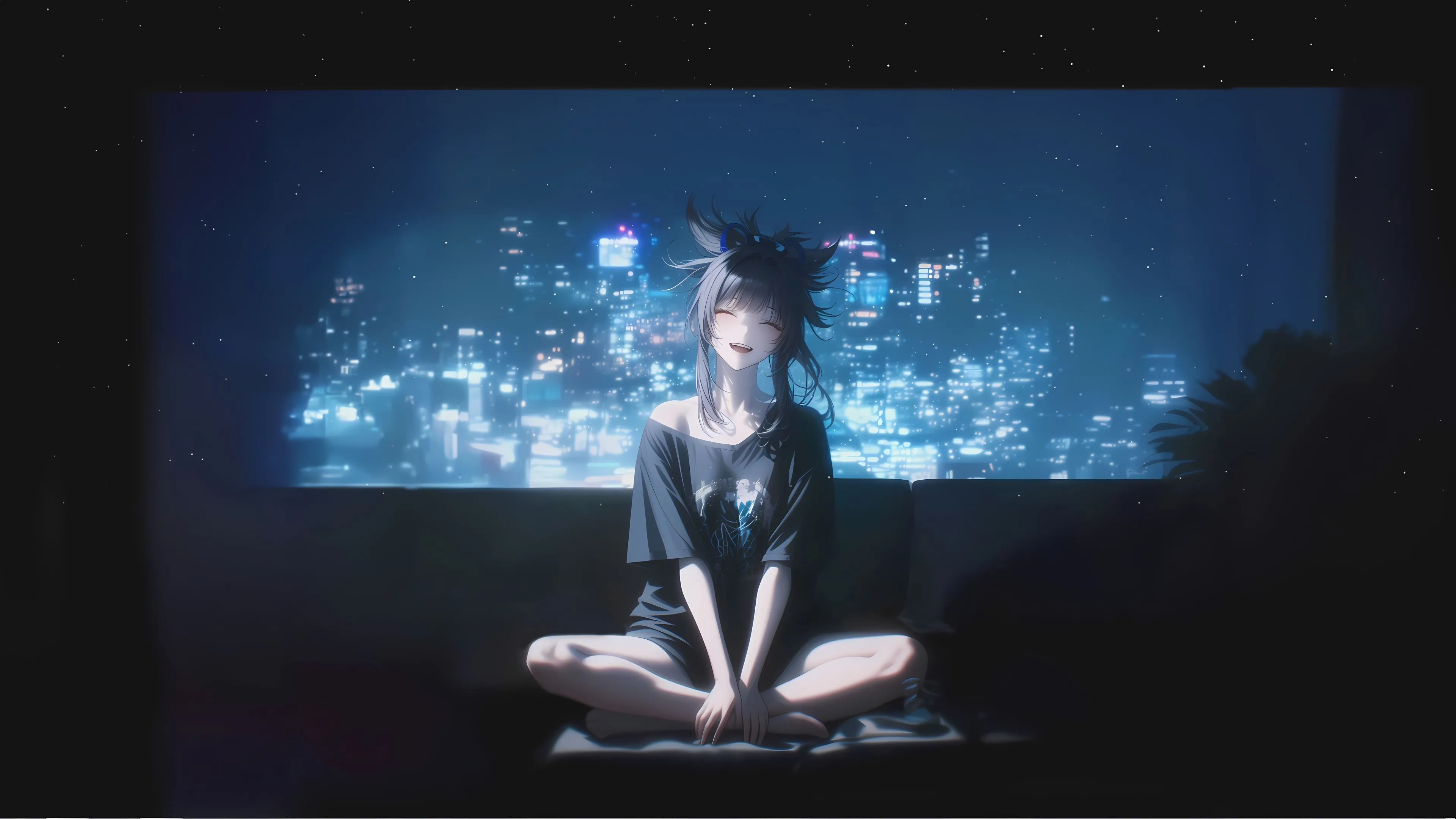 动漫 动漫少女 城市女孩 阳光 开朗 壁纸预览
