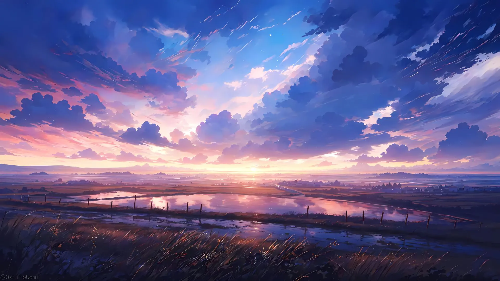 风景 超好看的风景 油画风 唯美 壁纸预览