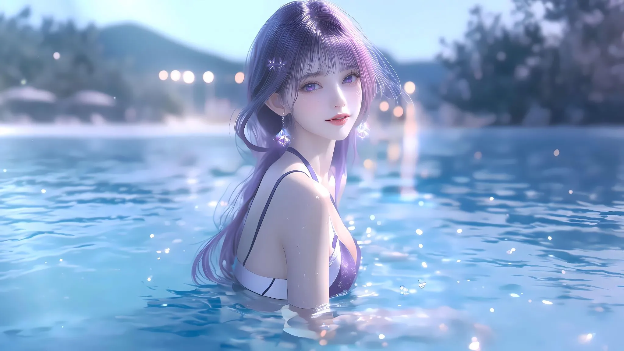 动漫 国漫女主角 女神 水中少女 壁纸预览