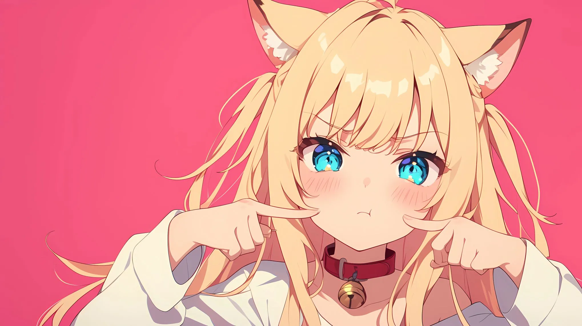 动漫 猫耳少女 二次元 可爱 壁纸预览