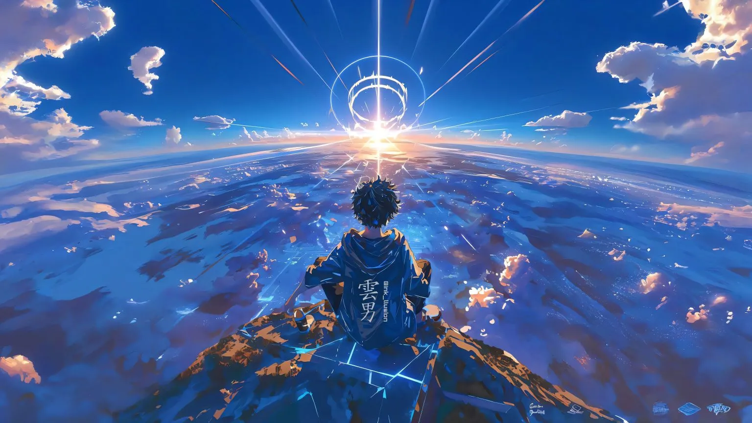 动漫 梦幻云人 治愈 唯美 壁纸预览