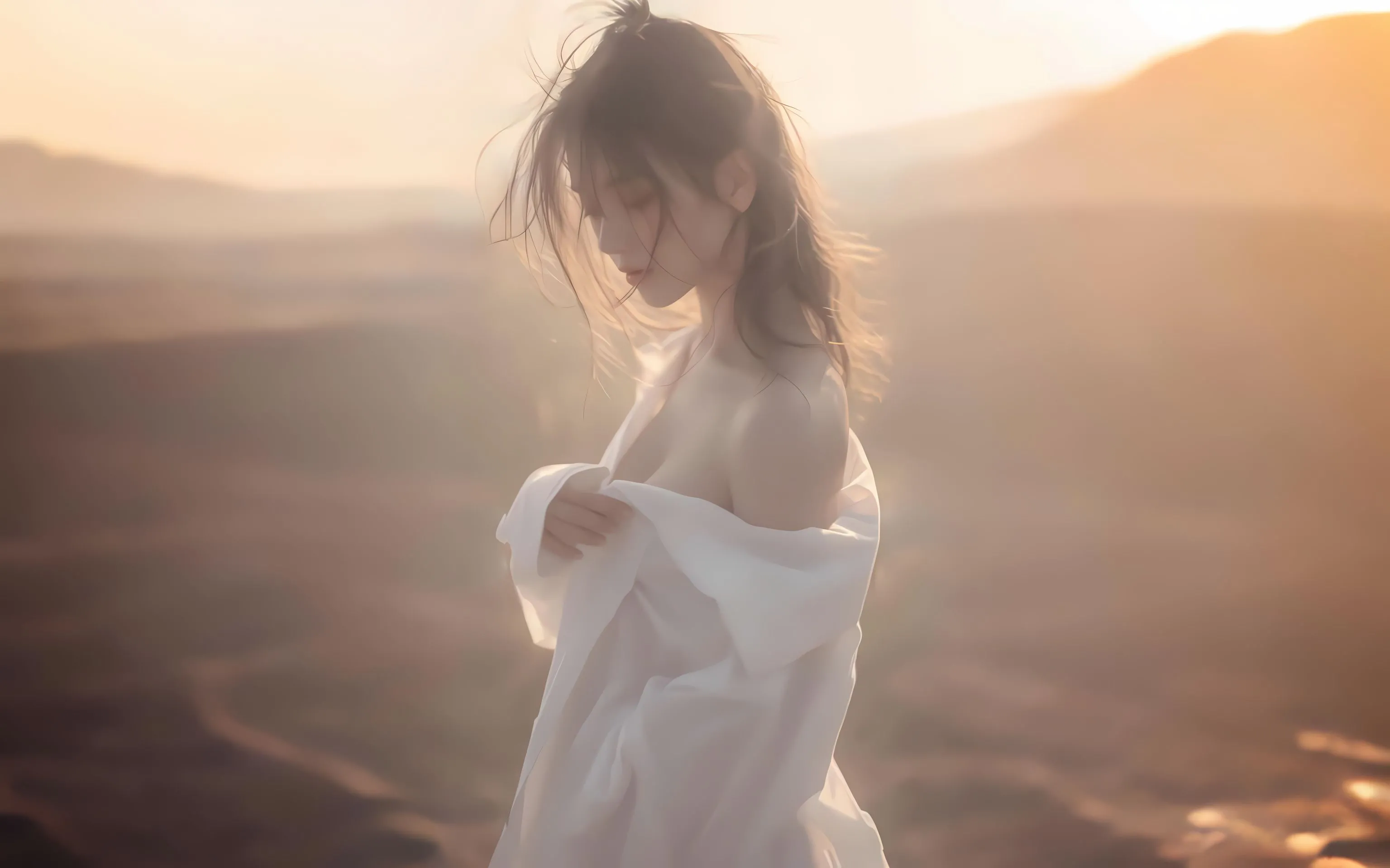 美女 高颜值 氛围感写真 壁纸预览