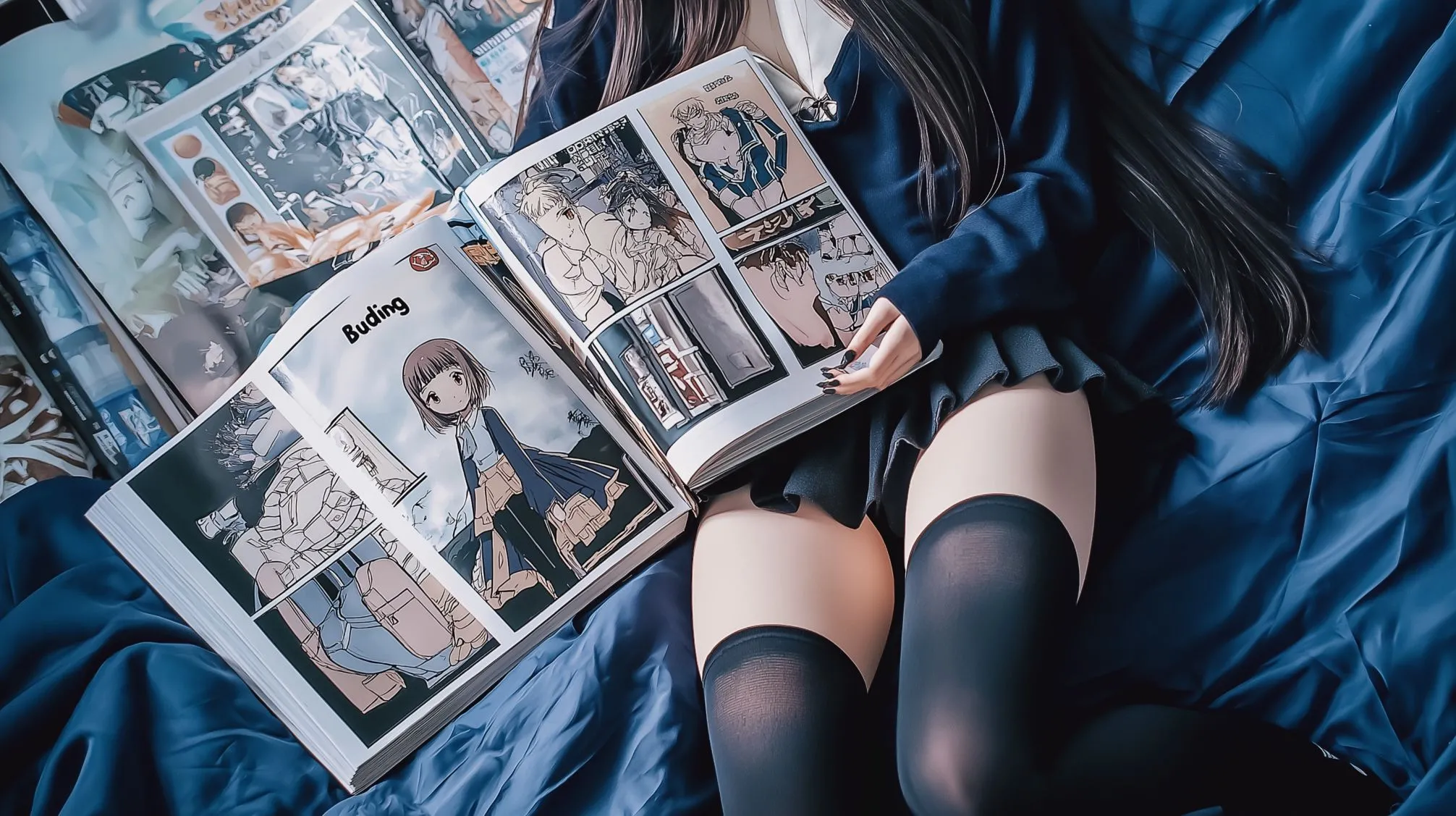 动漫 美女 高颜值 氛围感写真 壁纸预览