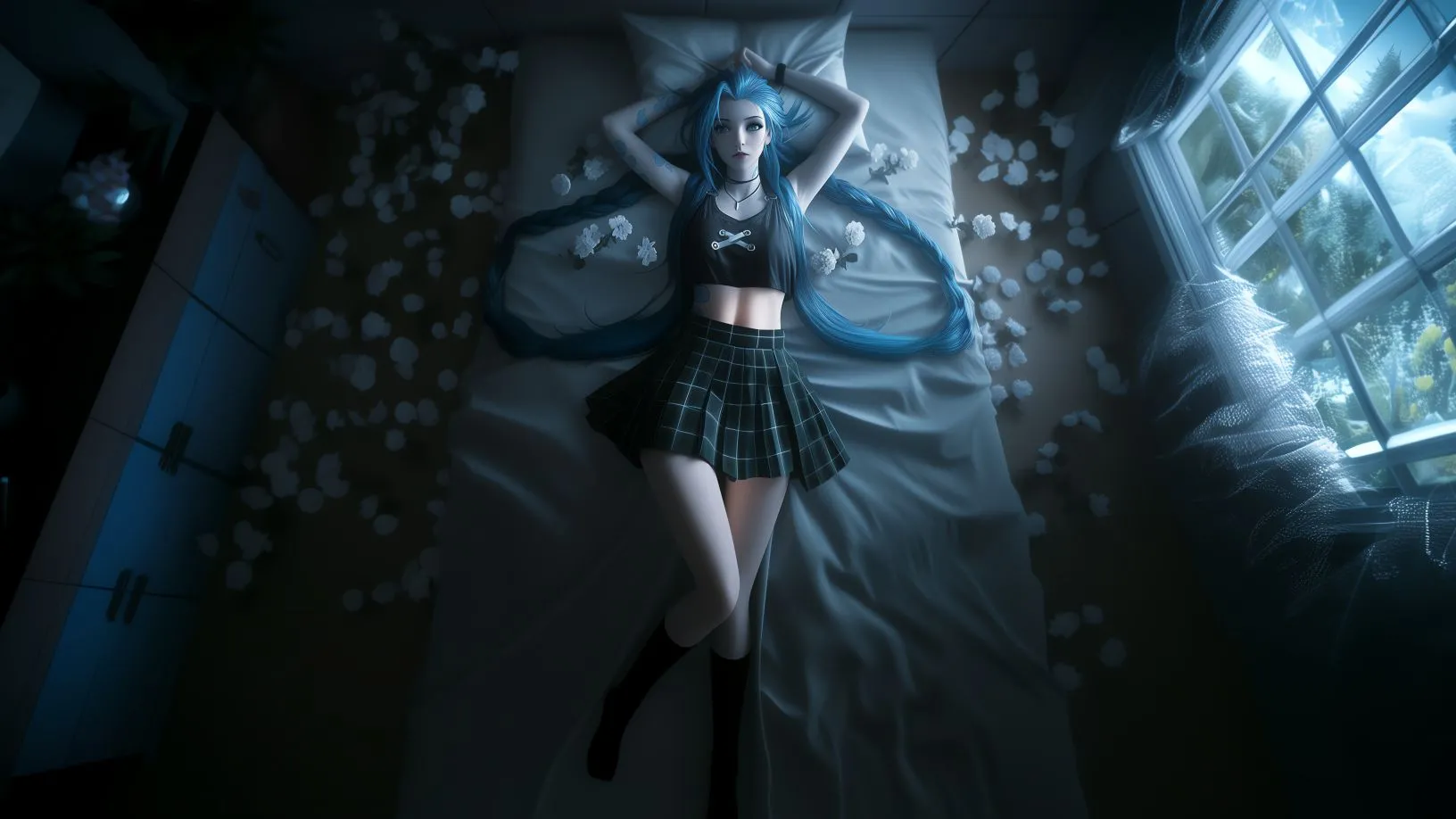 动漫 美女 唯美 金克丝 壁纸预览