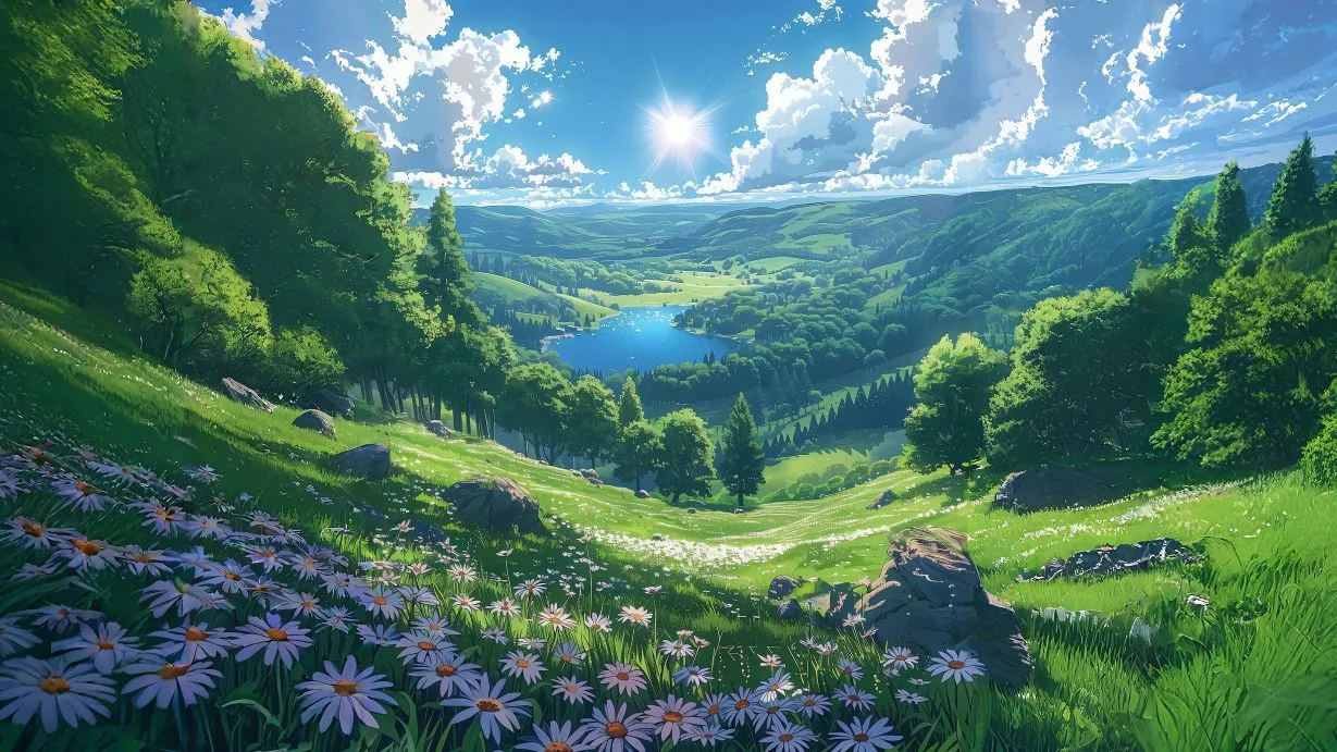 动漫 治愈 动漫场景 唯美 壁纸预览