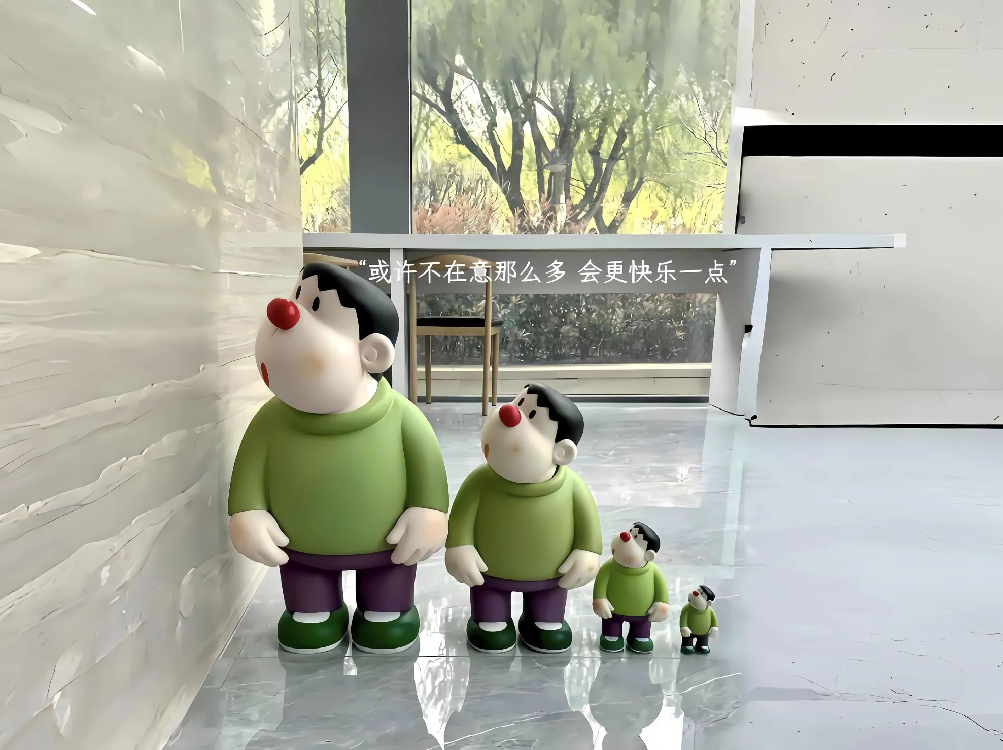 动漫 励志 哆啦A梦 胖虎 卡通 希望你每天快乐 壁纸预览