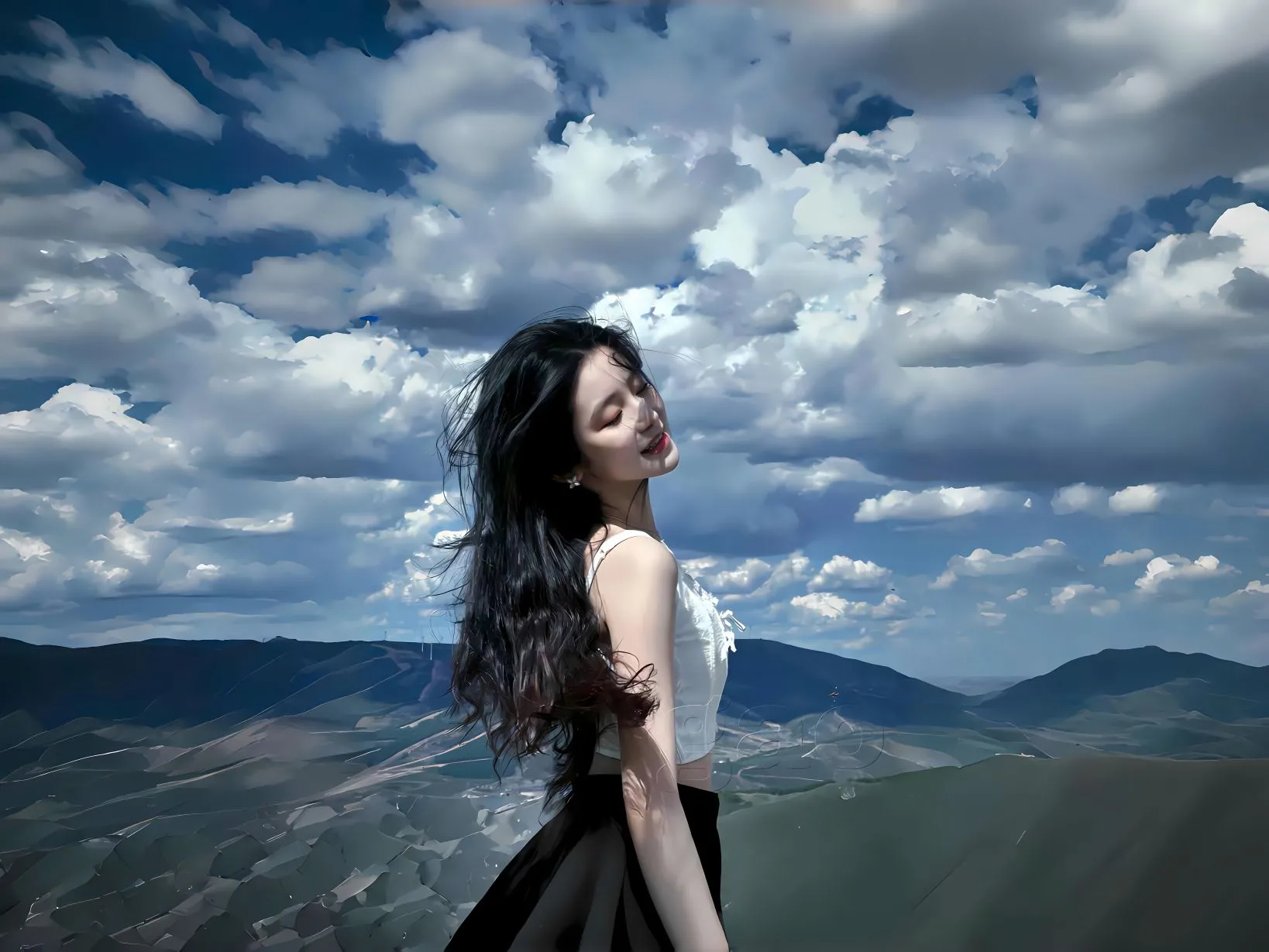 美女 高颜值 氛围感写真 壁纸预览