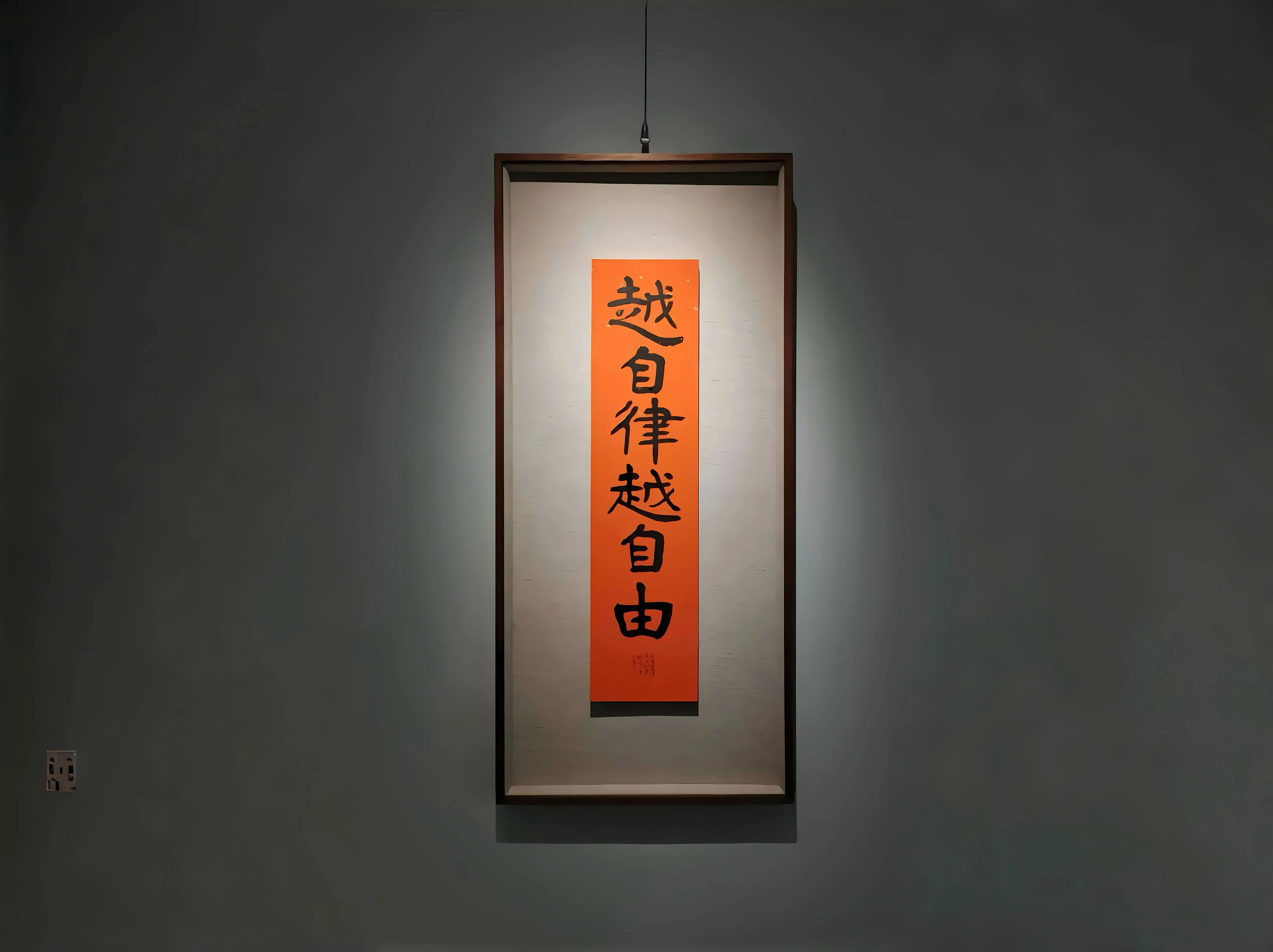 励志 简约 越自律越自由 壁纸预览