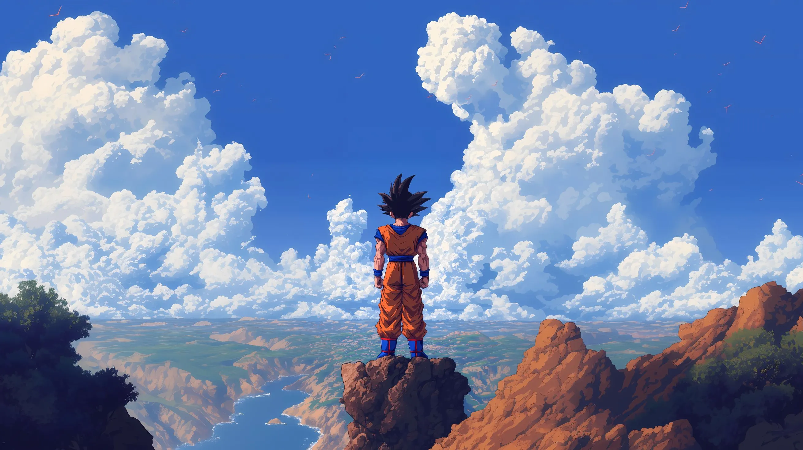 动漫 风景 白云 壁纸预览