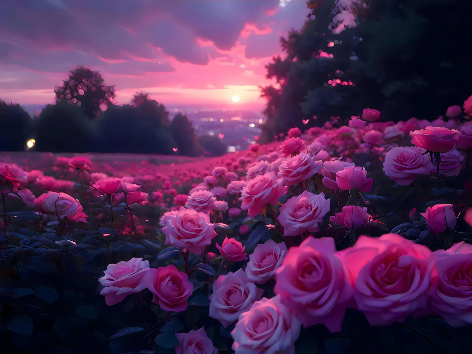 风景 鲜花 花海 浪漫 绝美 壁纸预览