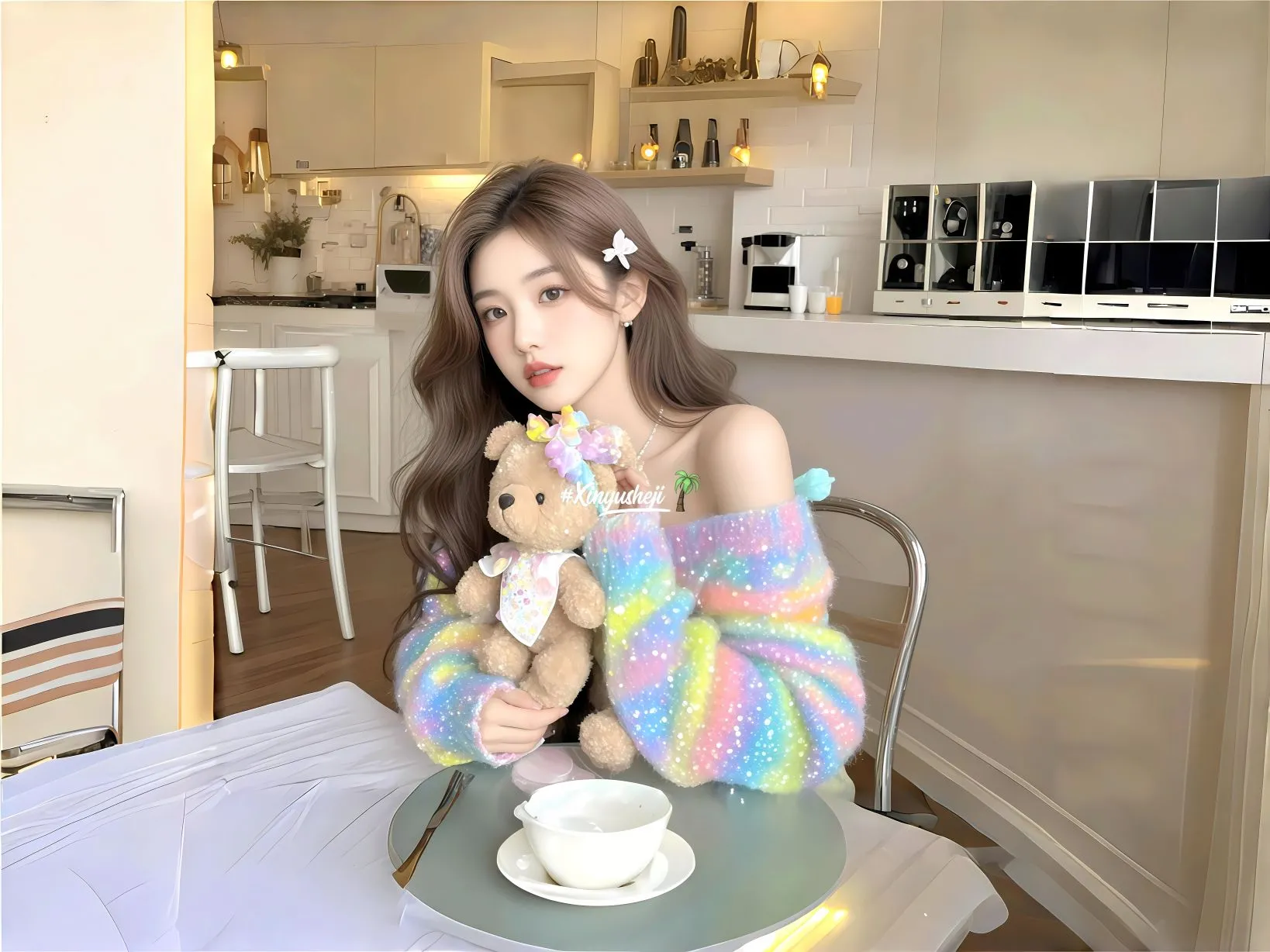 美女 甜美 甜妹 多巴胺 可爱 壁纸预览