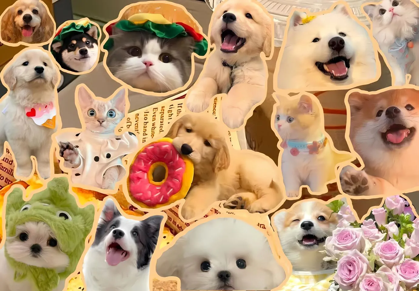 可爱 猫猫狗狗 治愈 壁纸预览