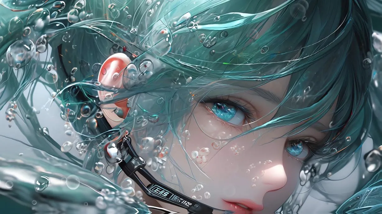 动漫 水中少女 唯美 壁纸预览