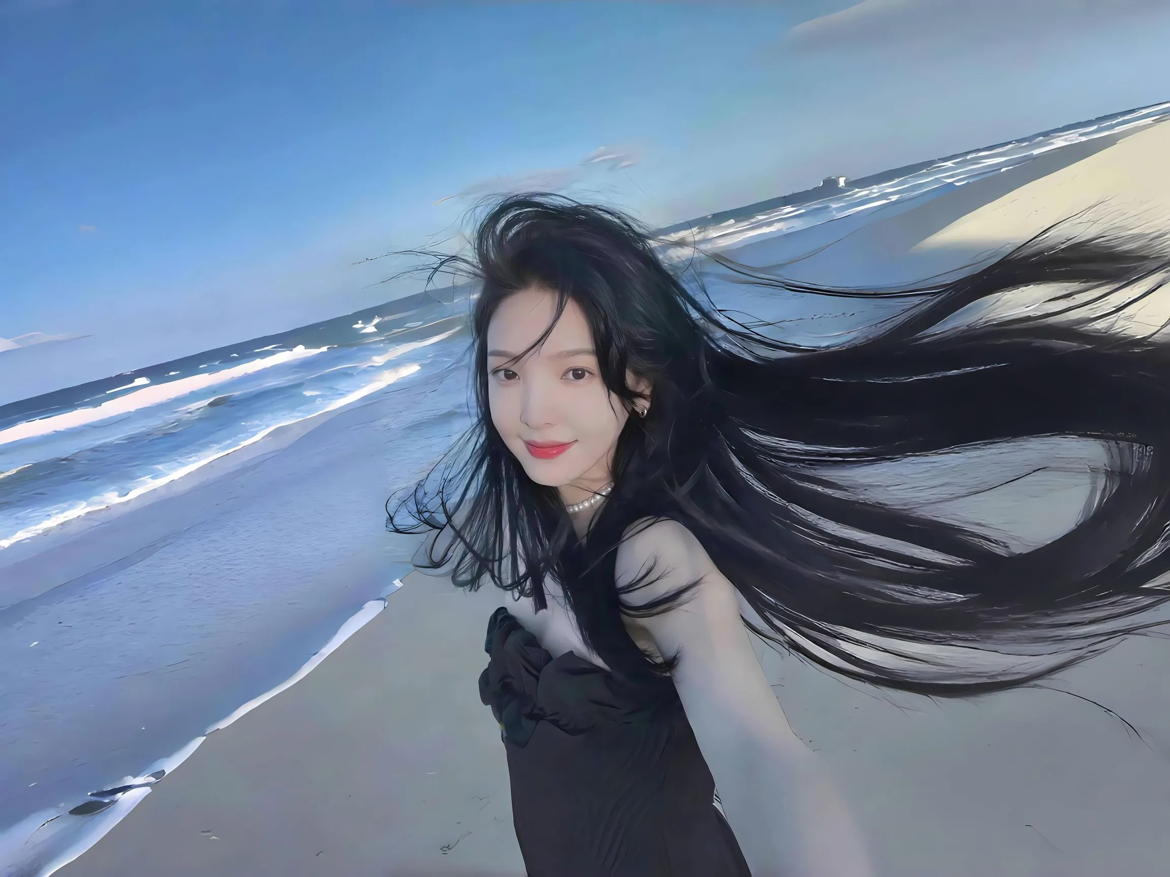美女 唯美 氛围感 章若楠 壁纸预览