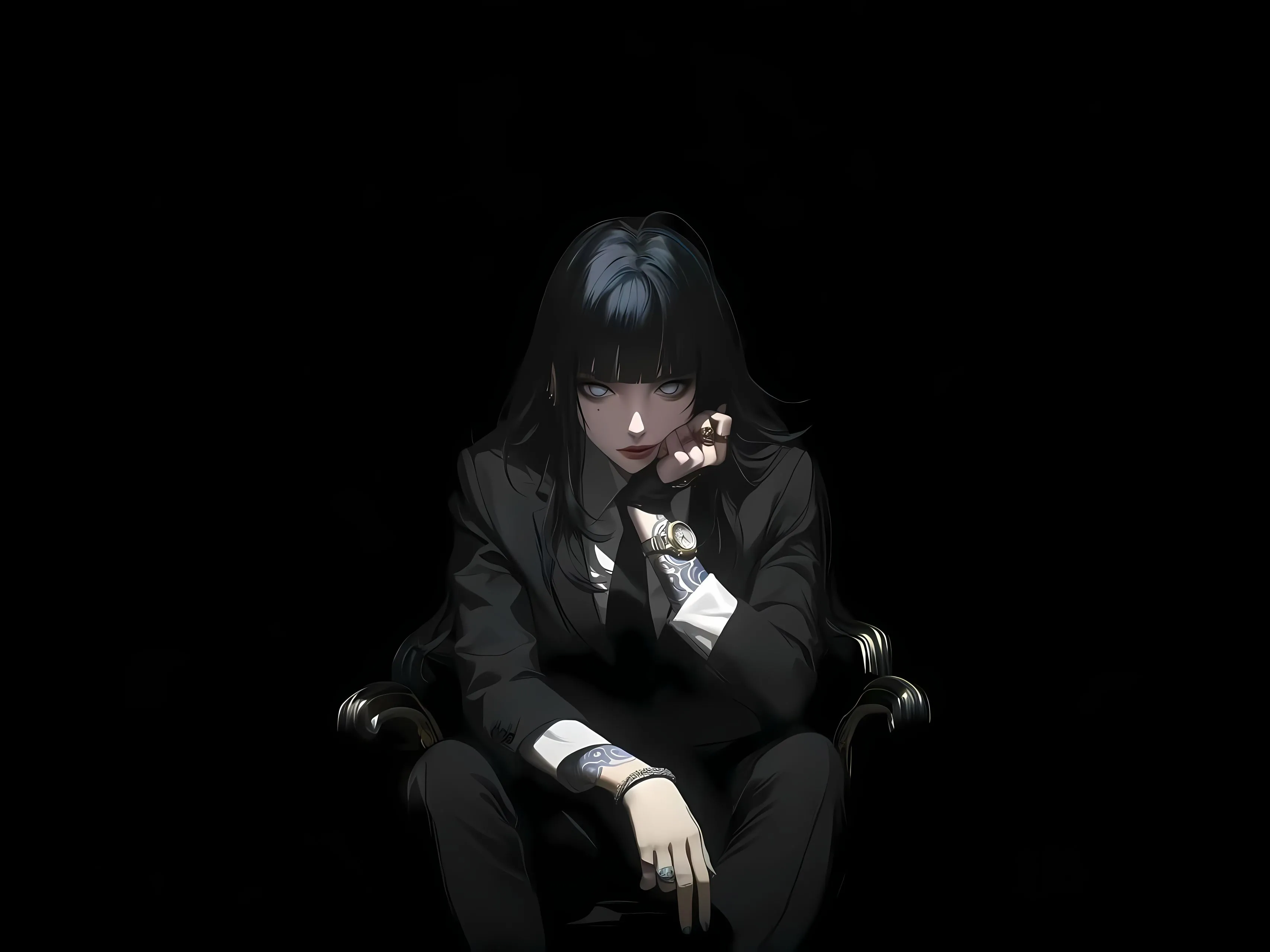 动漫 美女 唯美 氛围 暗黑系 壁纸预览