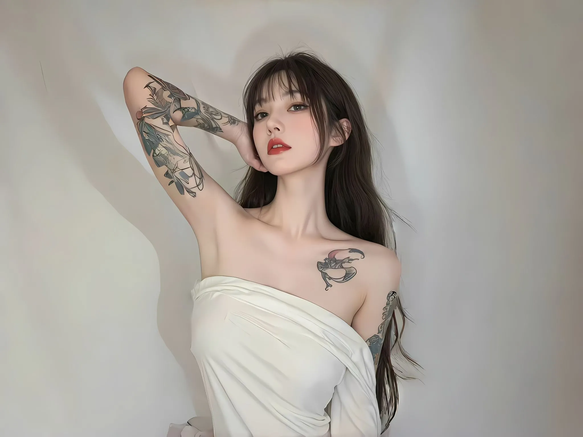 美女 唯美 氛围感 壁纸预览