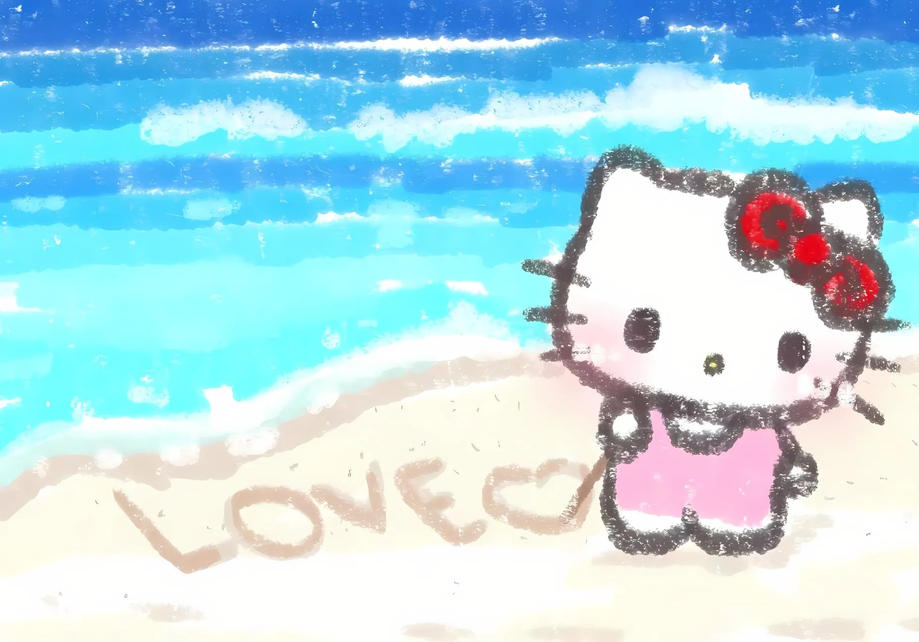 卡通 可爱 helloKitty 壁纸预览