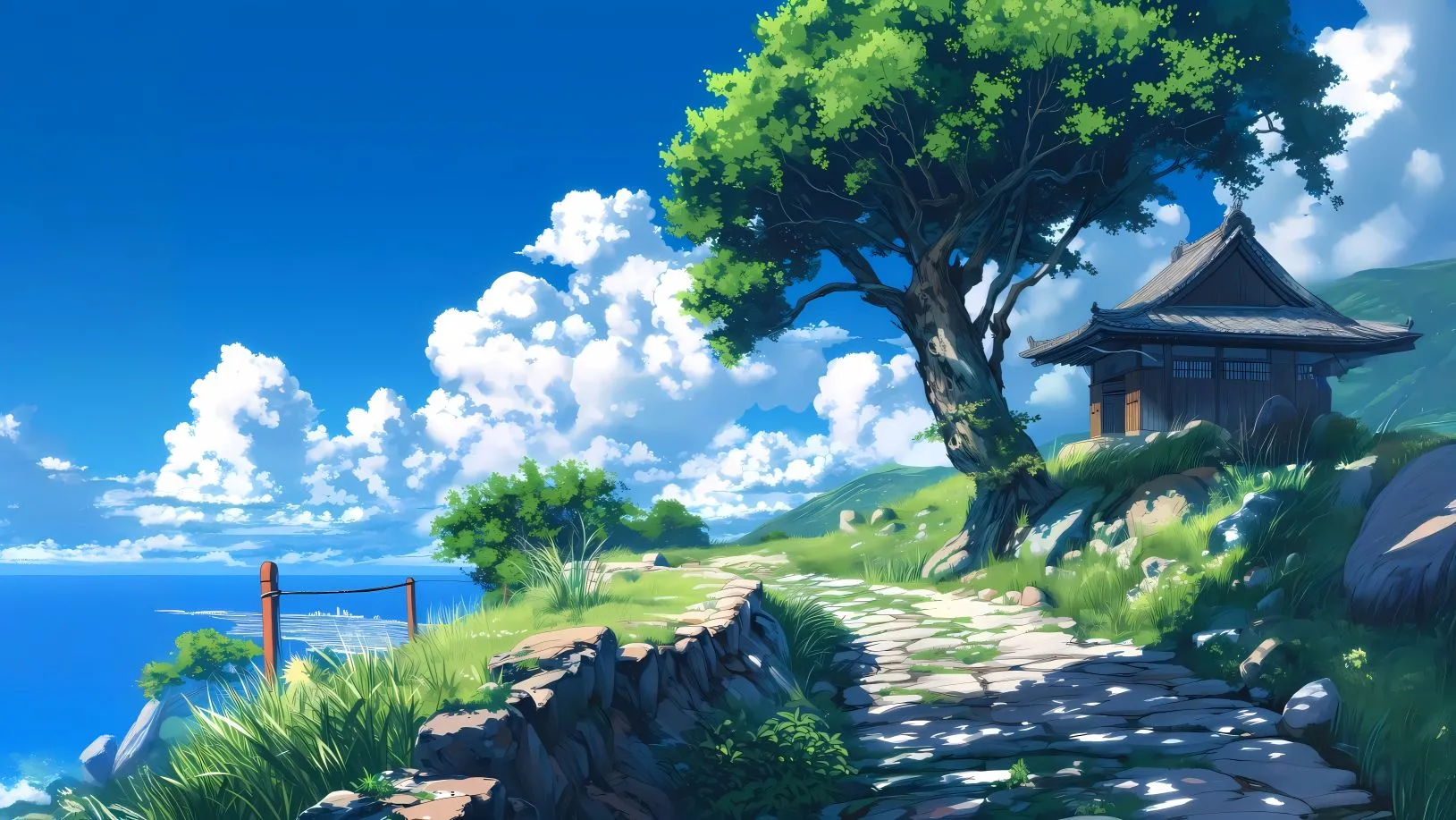 动漫 治愈 动漫场景 唯美 壁纸预览