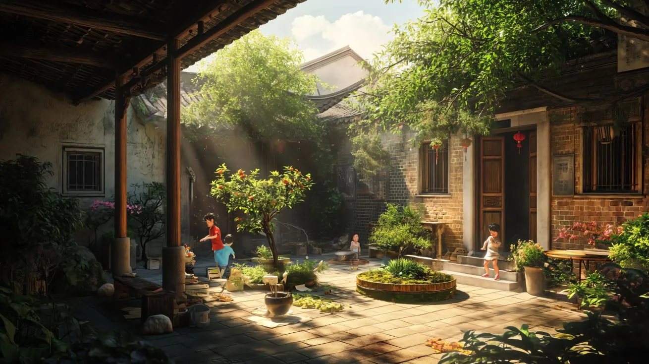 动漫 插画 治愈 绿色 童年 壁纸预览