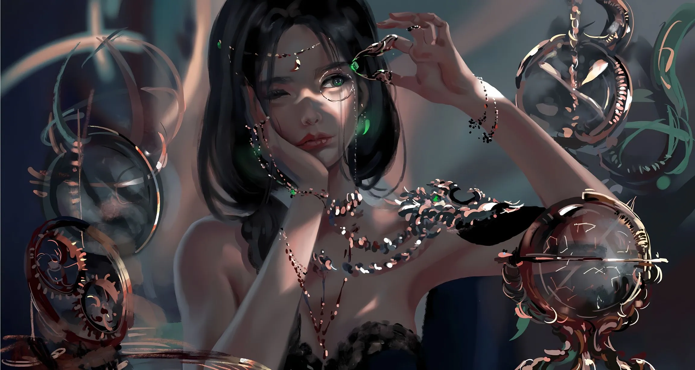 动漫 美女 唯美 氛围 壁纸预览