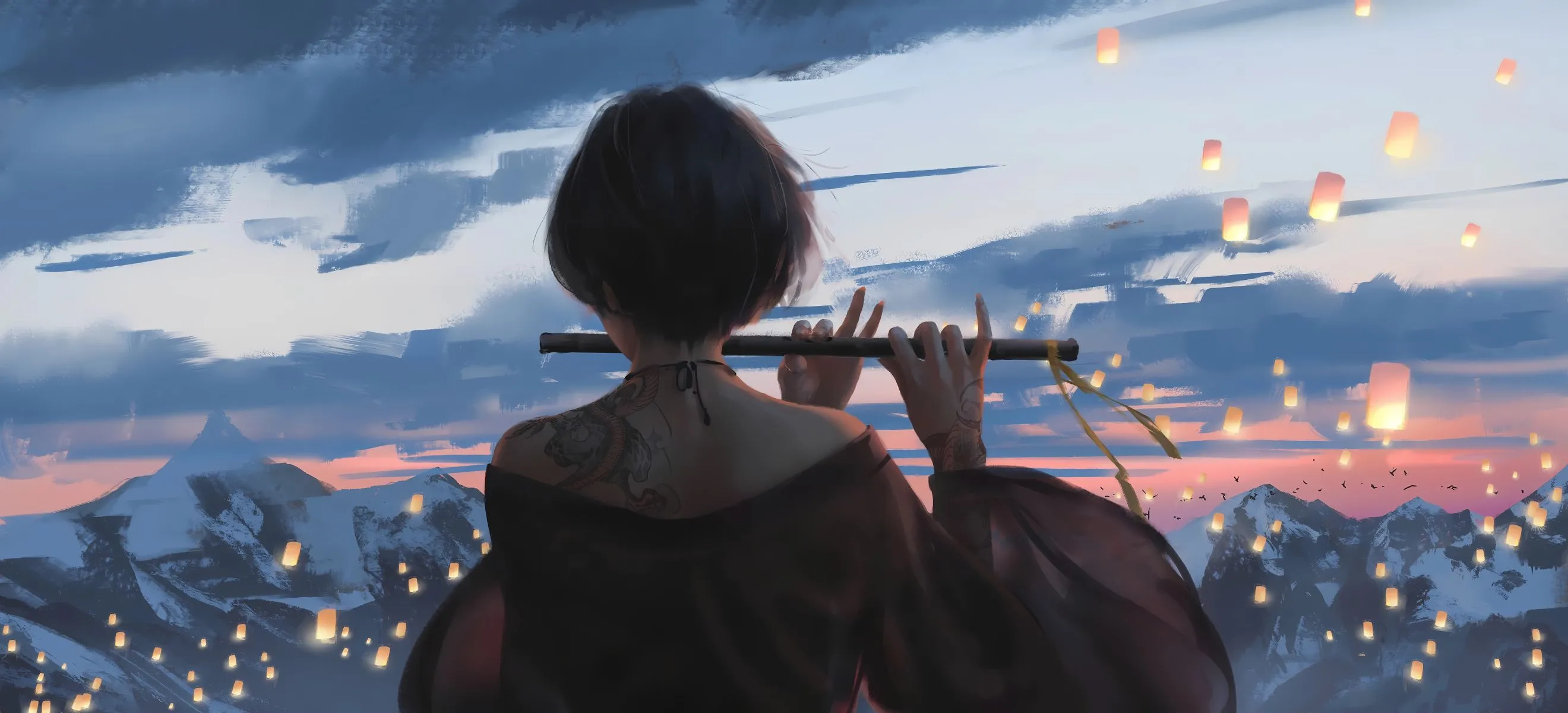 动漫 美女 唯美 氛围 壁纸预览