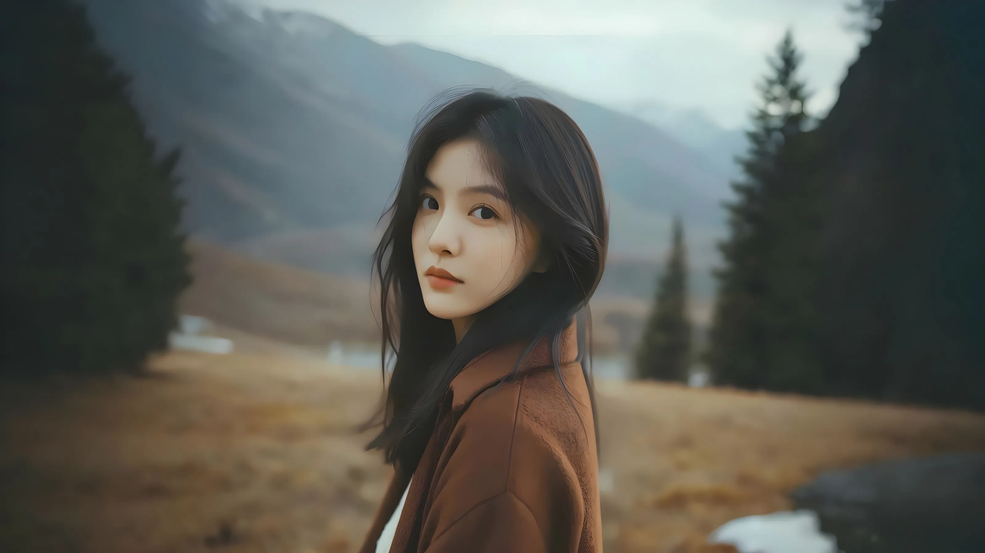 明星 美女 女明星 高颜值 章若楠 壁纸预览