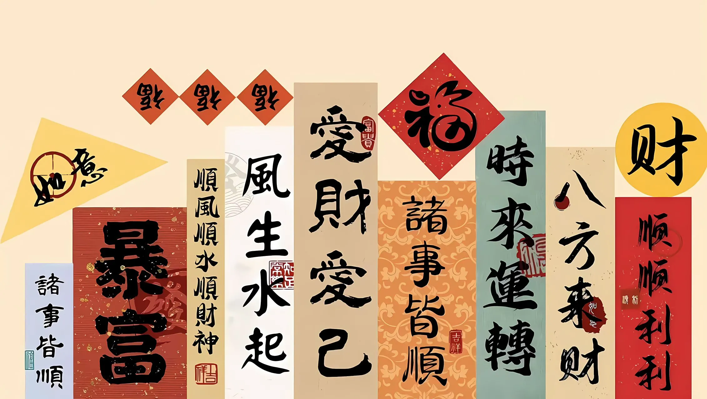 励志 文字 鼓励 超级幸运 壁纸预览