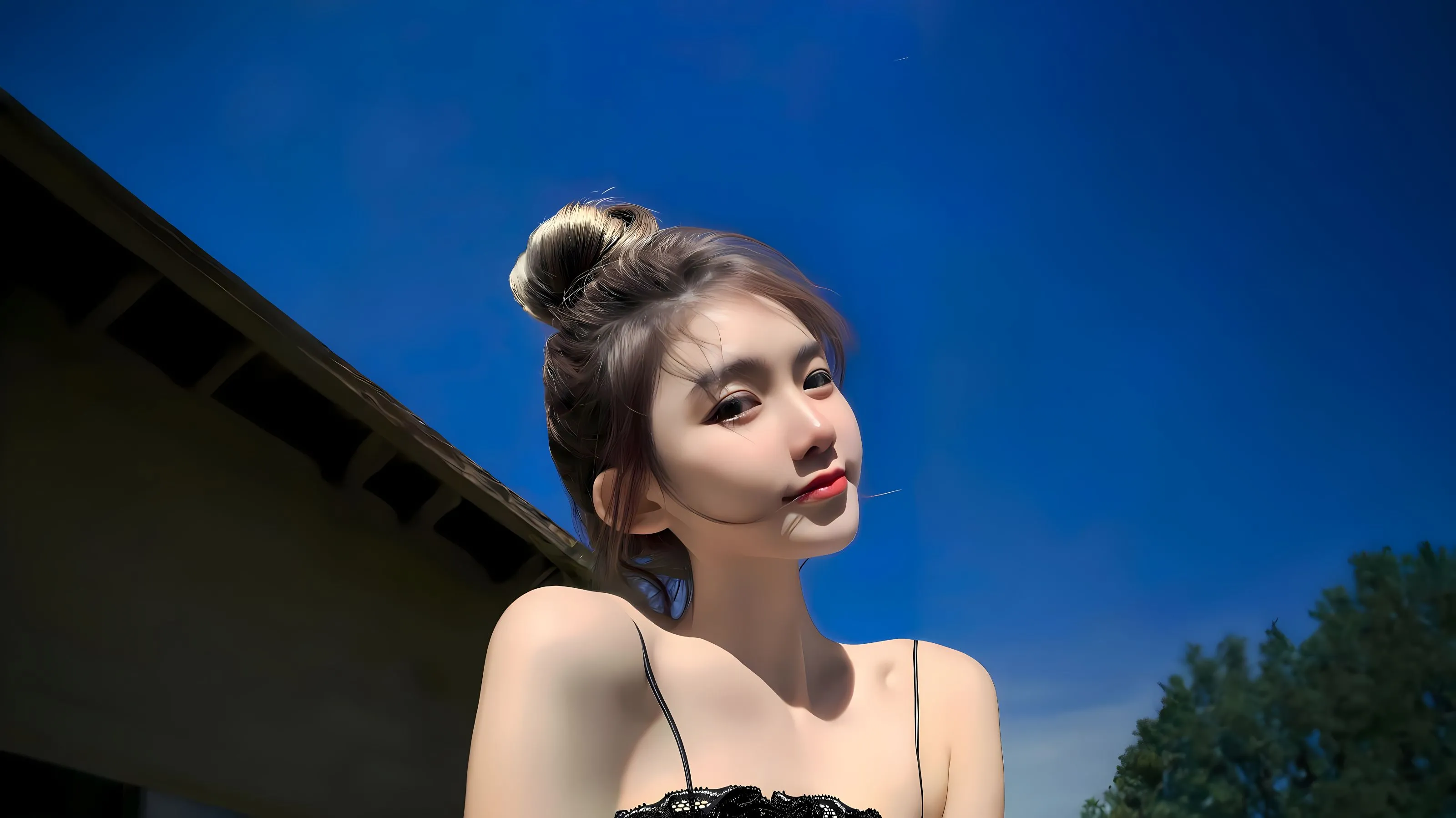 美女 高颜值 性感 清纯少女 氛围感写真 壁纸预览