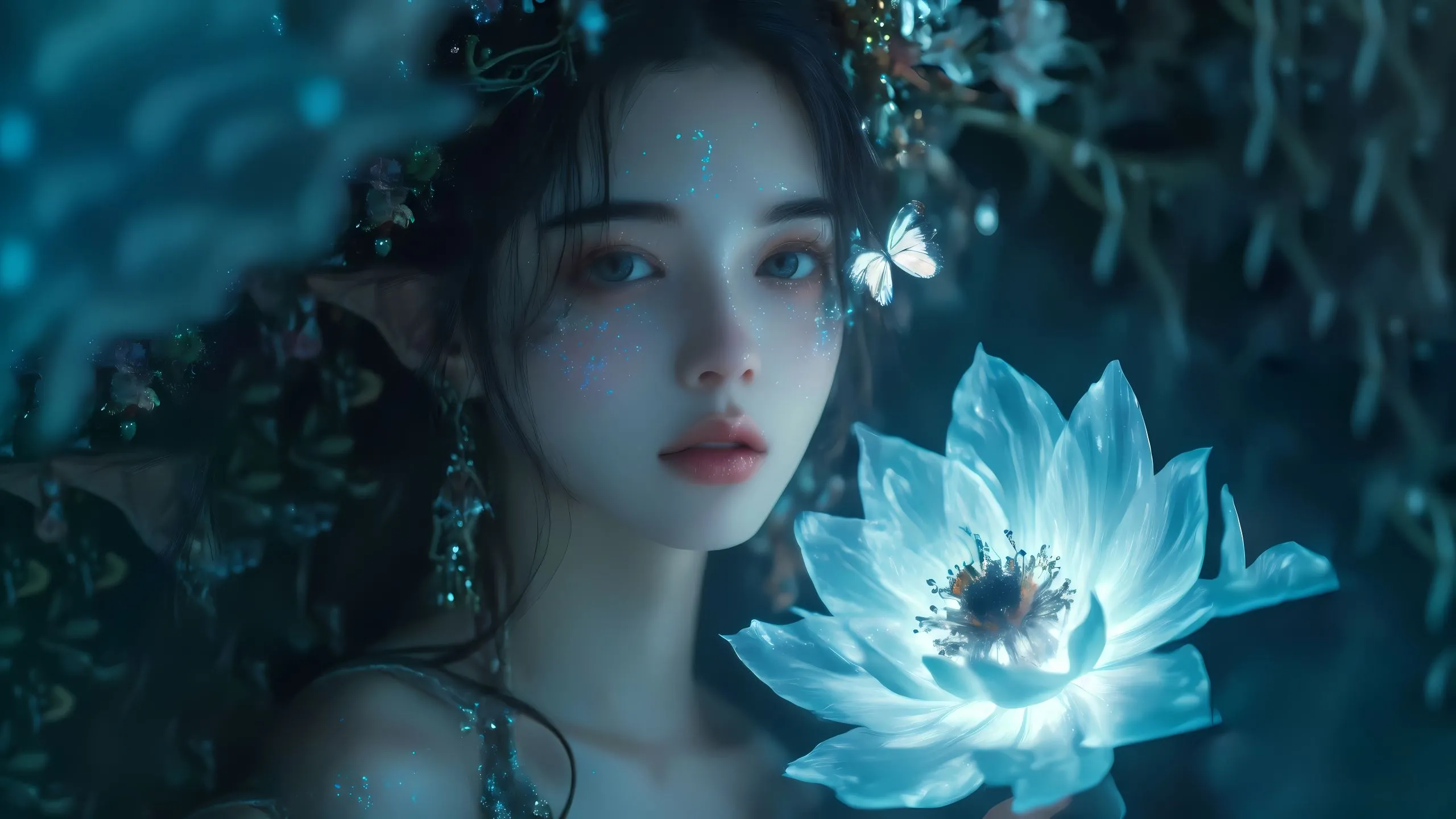 动漫 美女 二次元 AI 壁纸预览