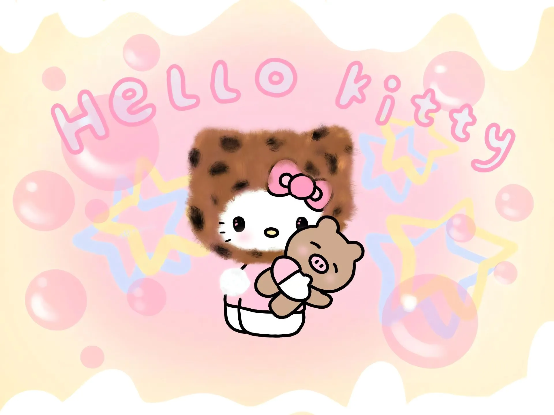 卡通 可爱 helloKitty 壁纸预览