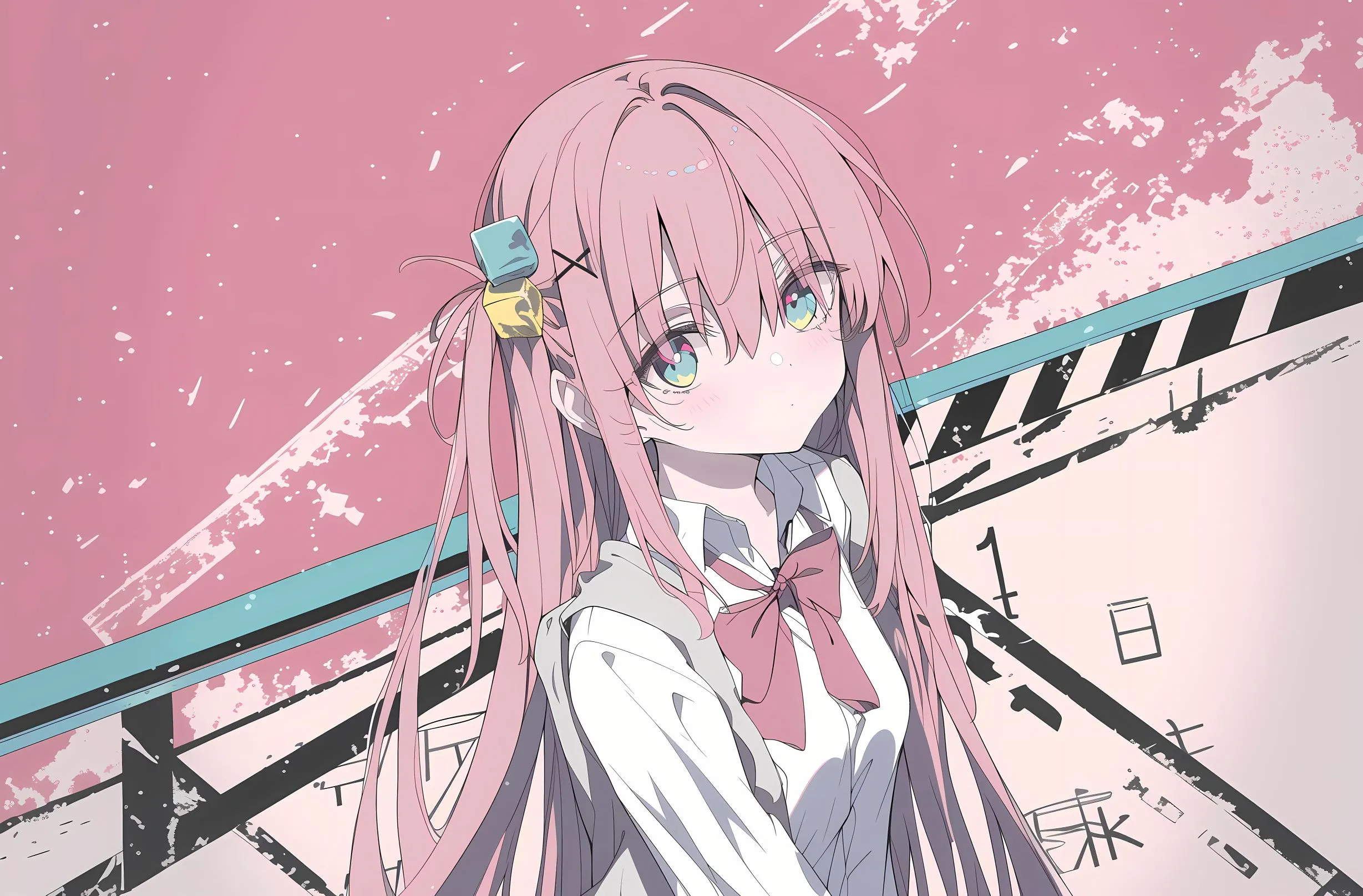 动漫 二次元 美女 粉色 壁纸预览