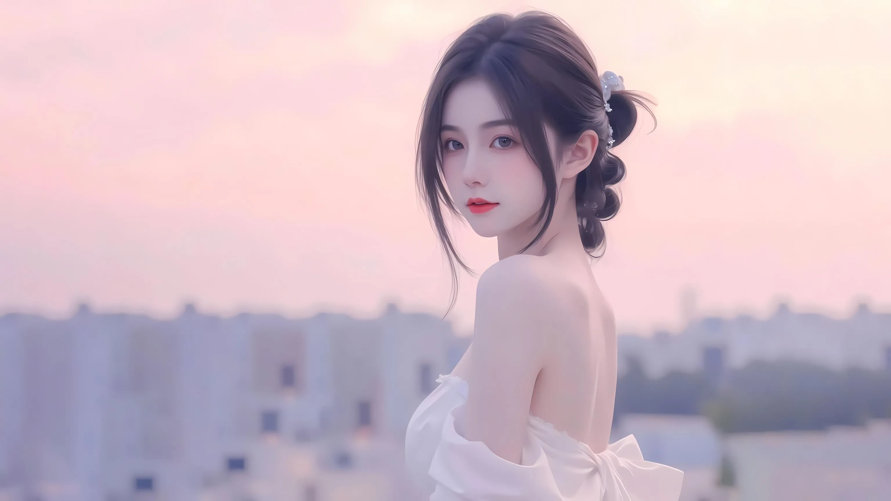 美女 高颜值 氛围感 国风少女 壁纸预览
