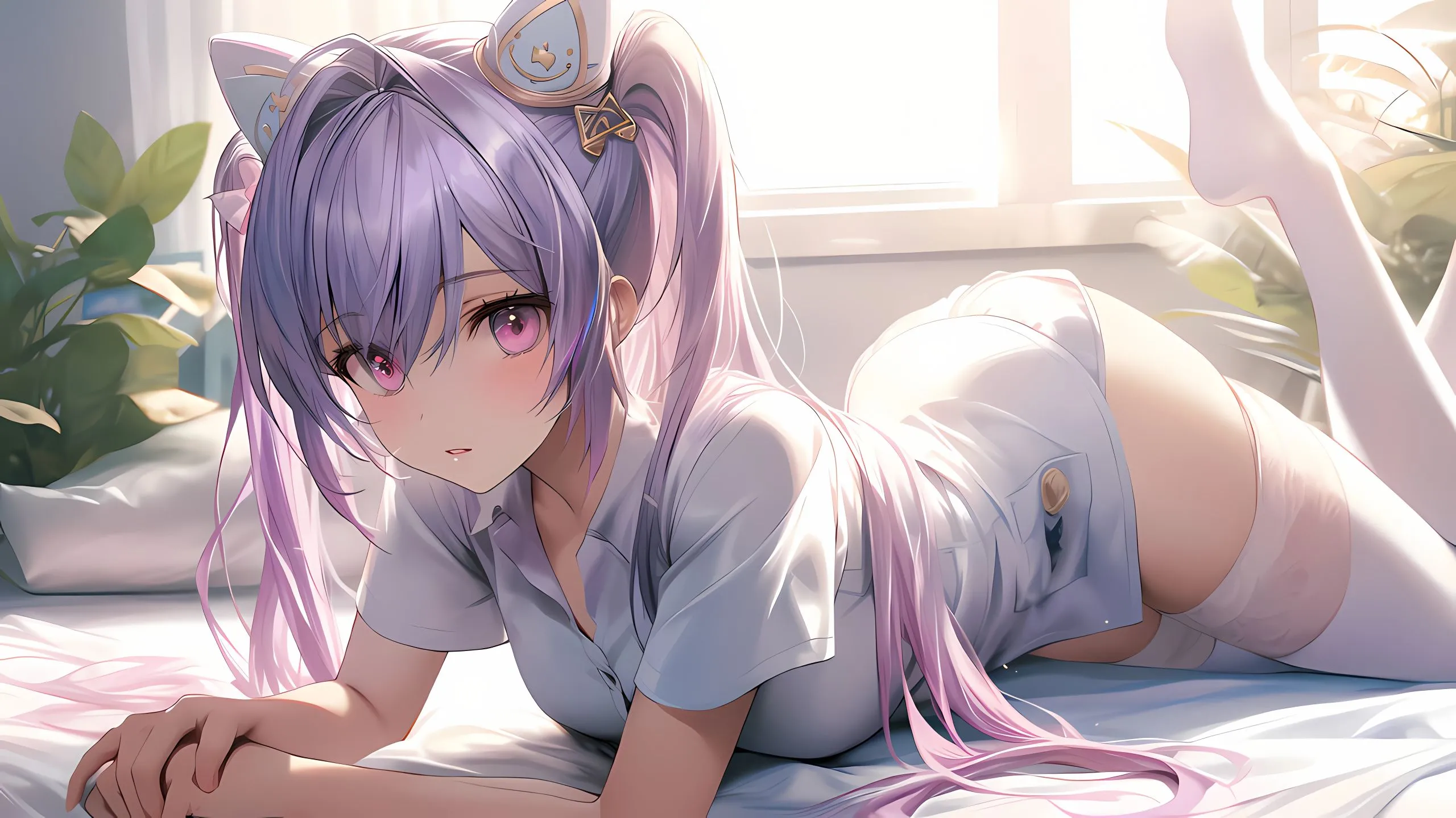 动漫 制服少女 性感 壁纸预览