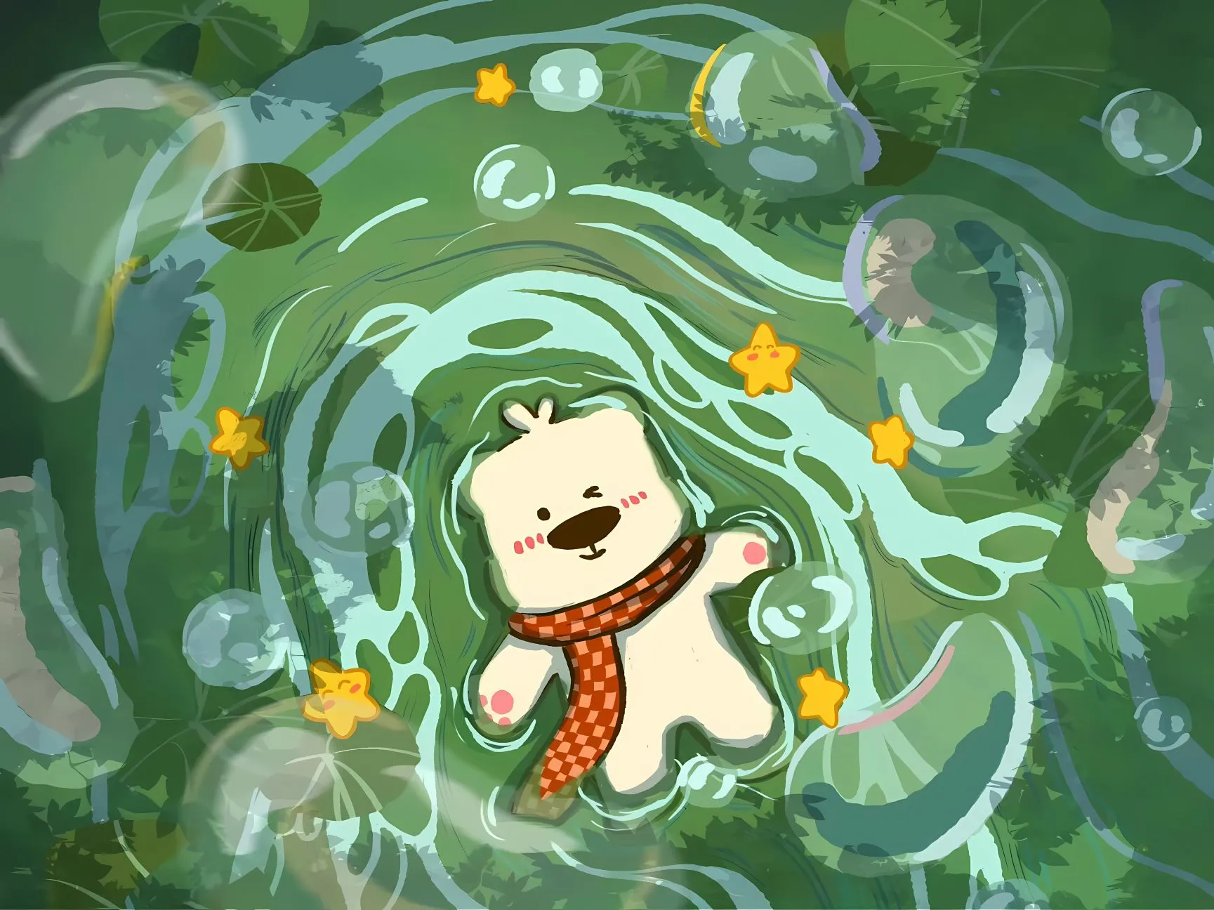 卡通 可爱 狗狗 小动物 壁纸预览