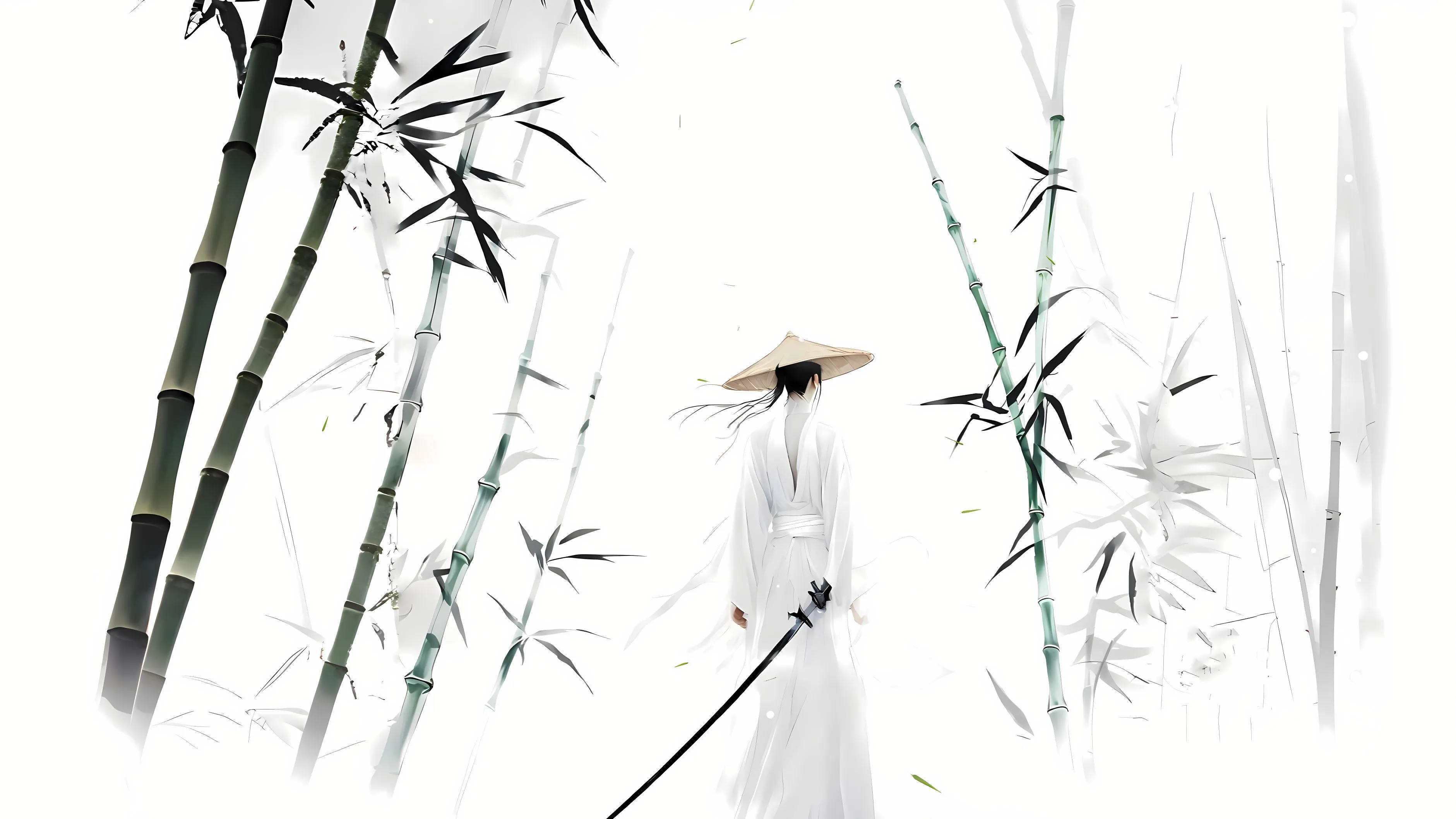 动漫 插画 古风 侠客 壁纸预览