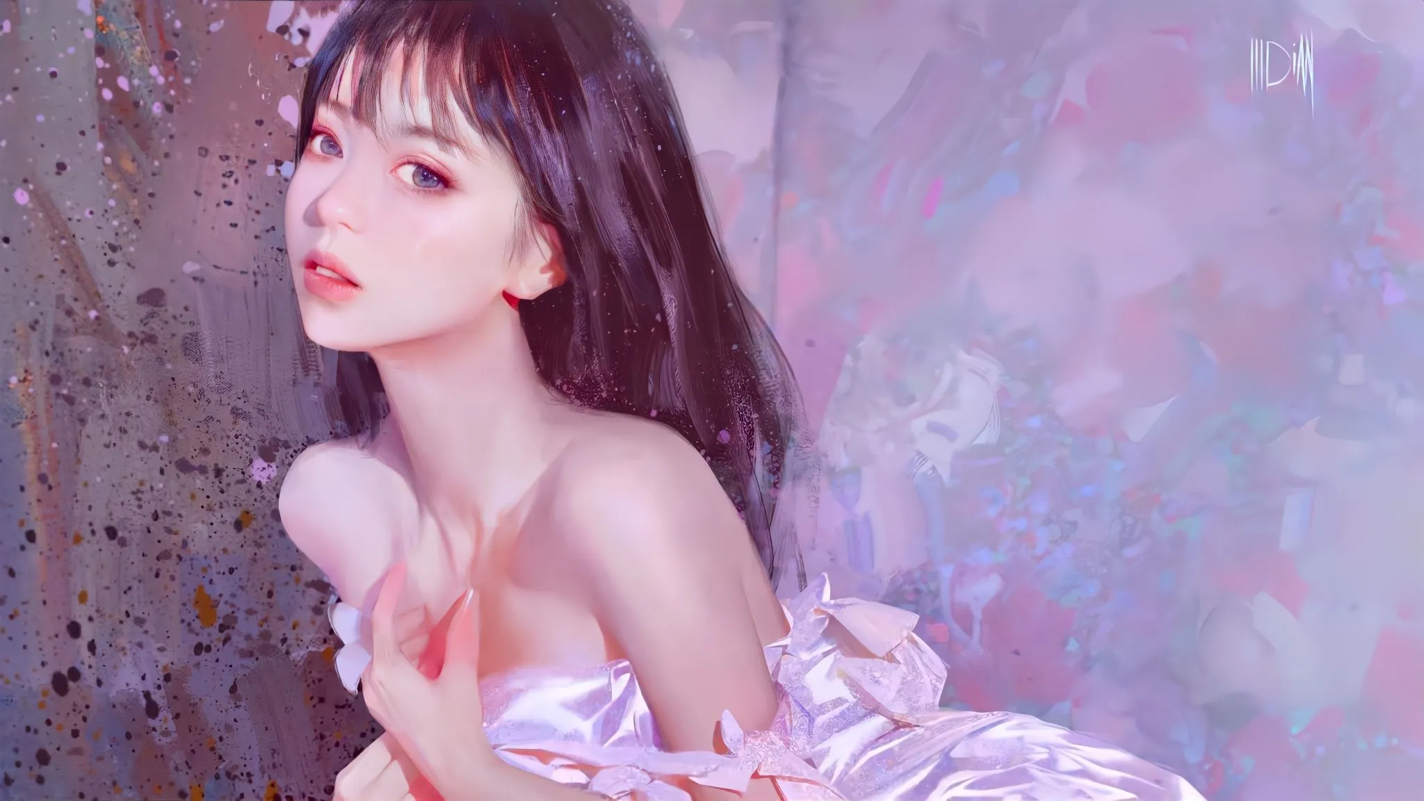 动漫 插画 厚涂 女孩 壁纸预览