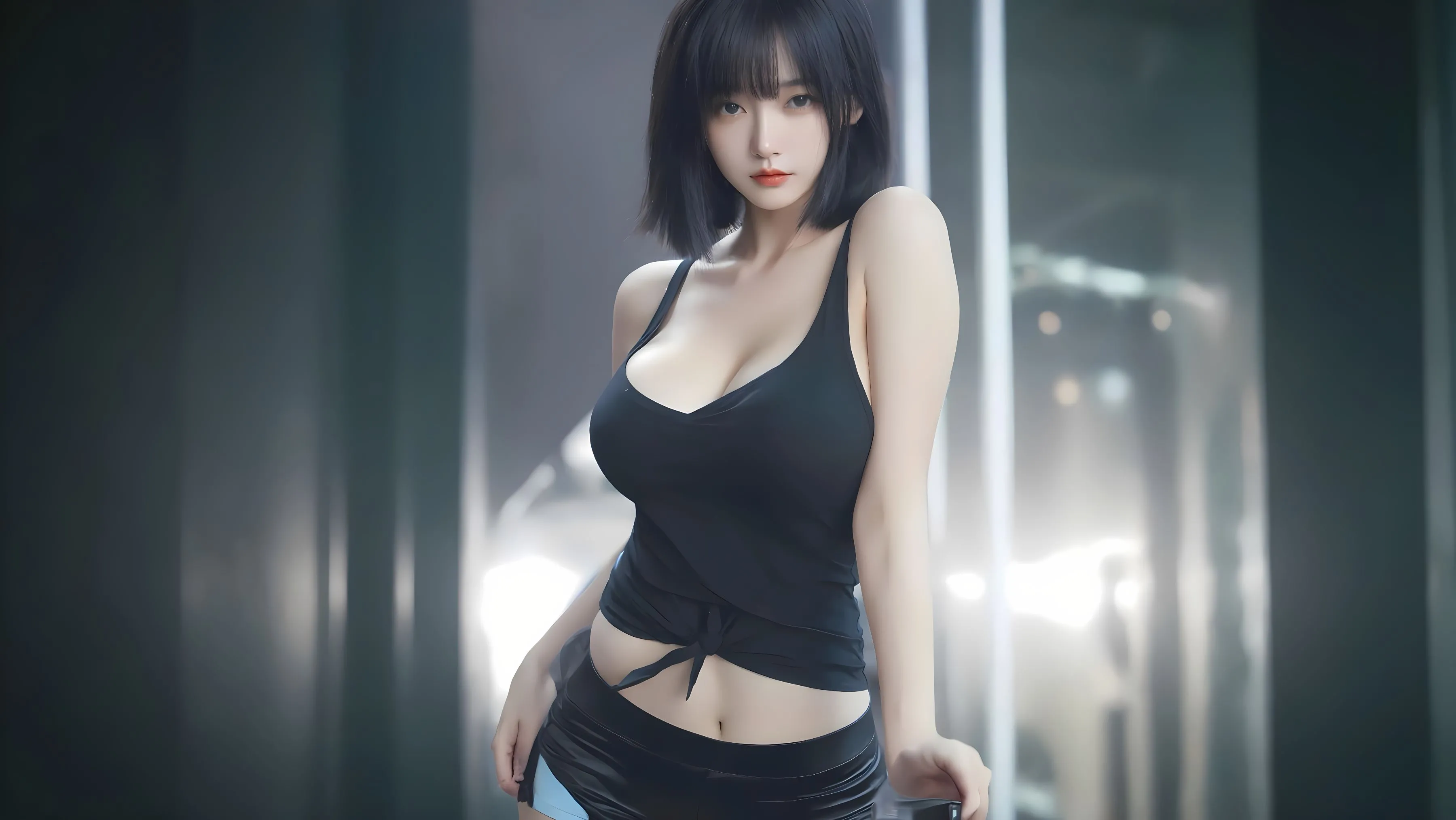 美女 帅气 清冷美女 拽酷 壁纸预览