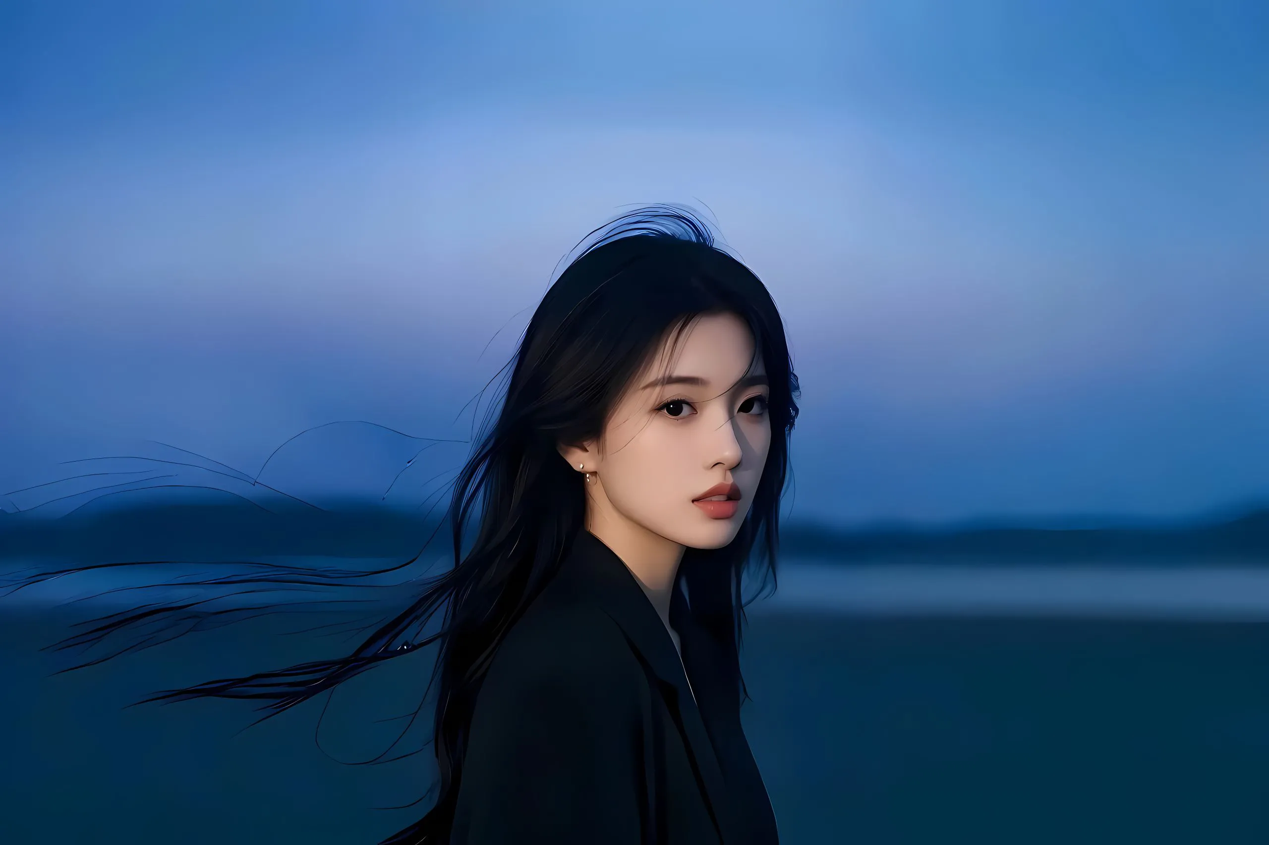 美女 好看 高颜值 清纯美女 氛围感写真 壁纸预览