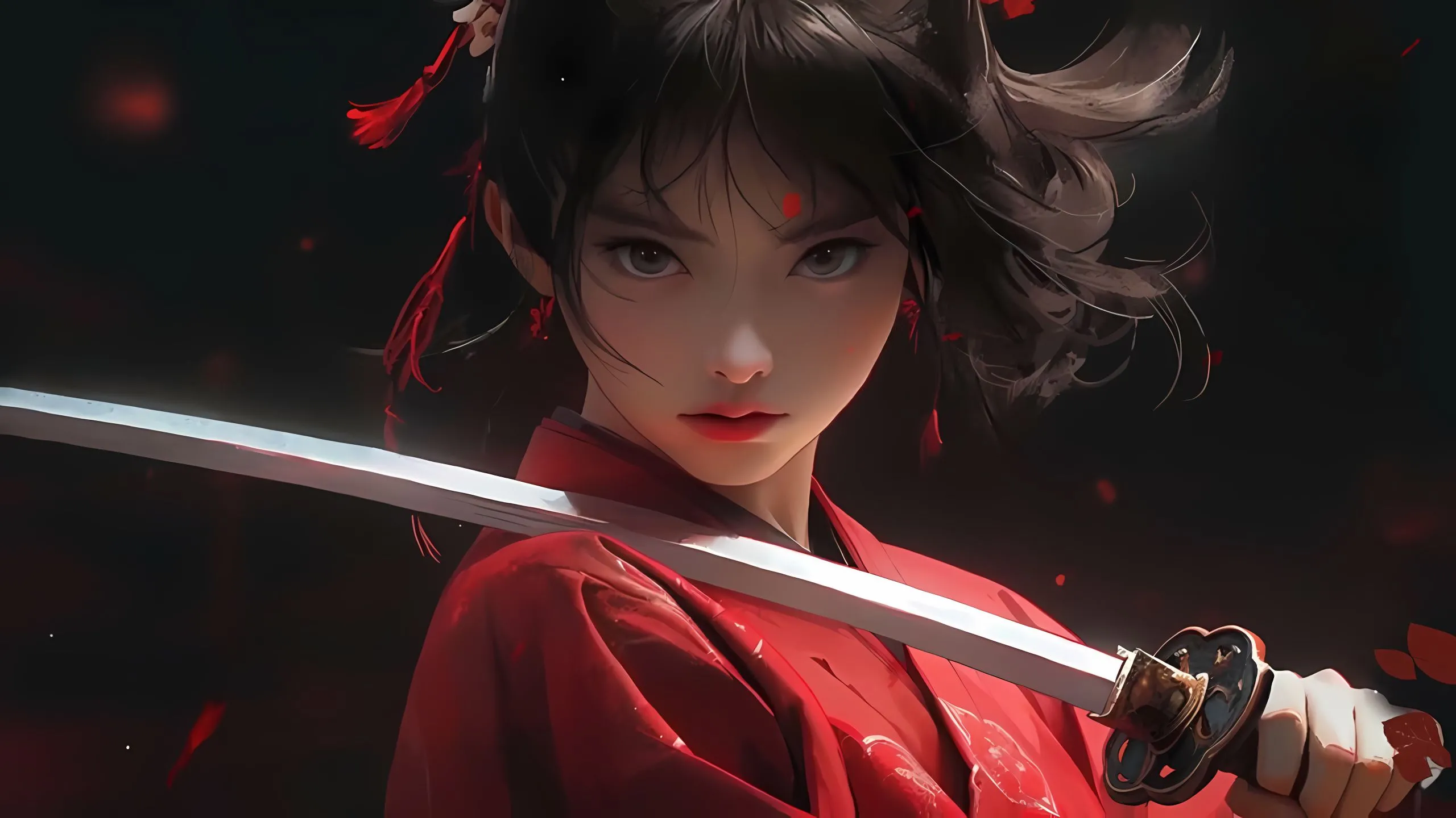 动漫 清冷美女 酷炫少女 动漫少女 壁纸预览