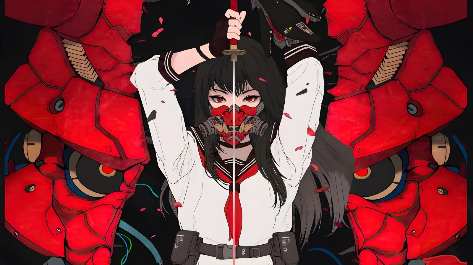 动漫 动漫少女 帅气 酷 壁纸预览